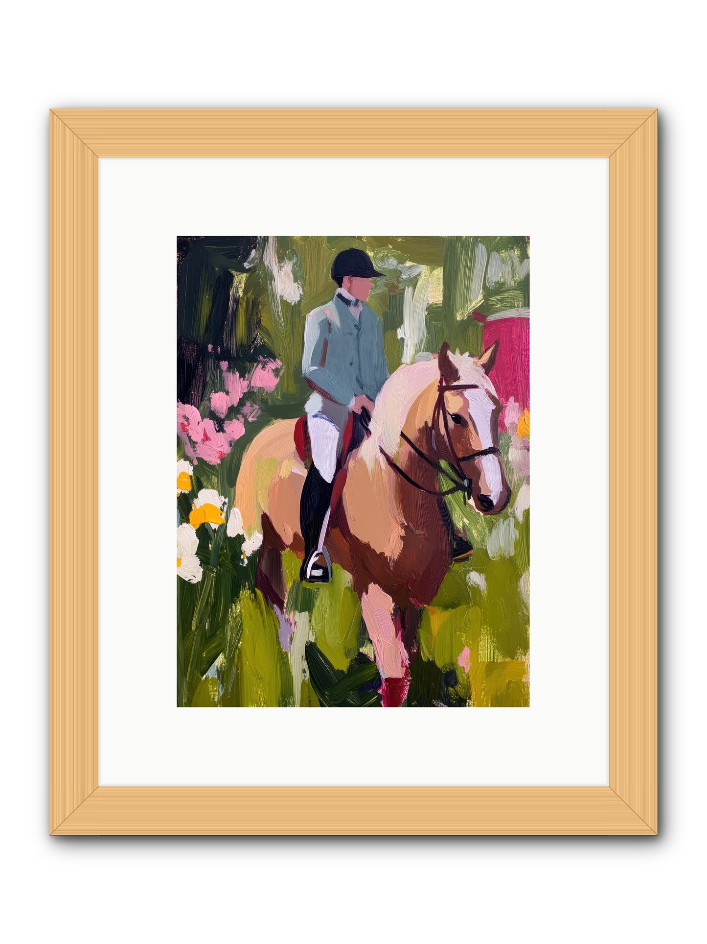 Cinnamon Sky -- Framed Print - Natural 9x12