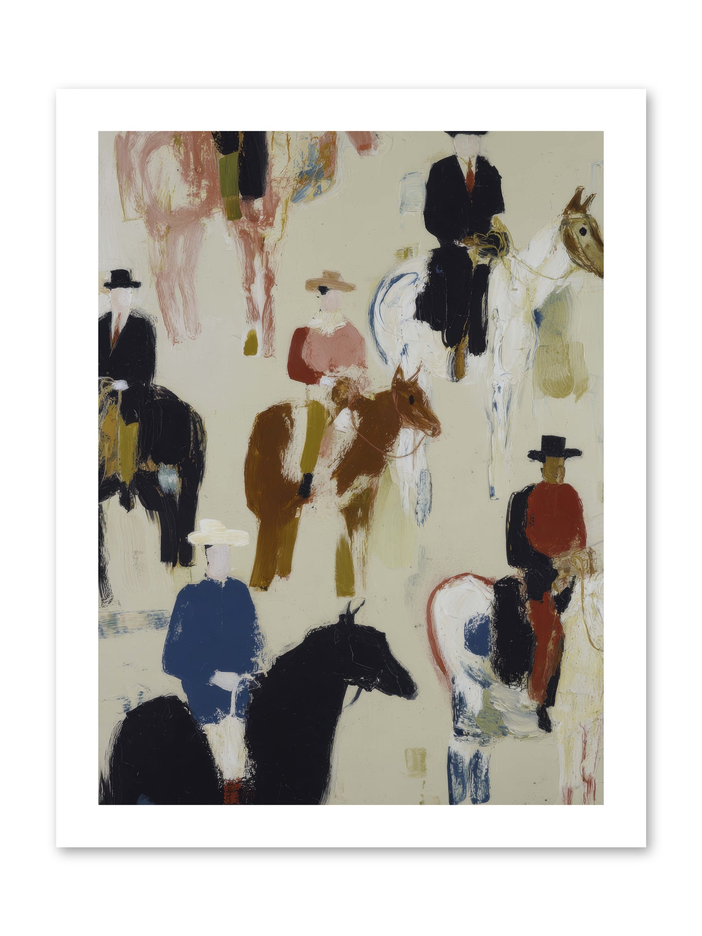 Circle of Dust & Trust -- Loose Canvas Print 12x16