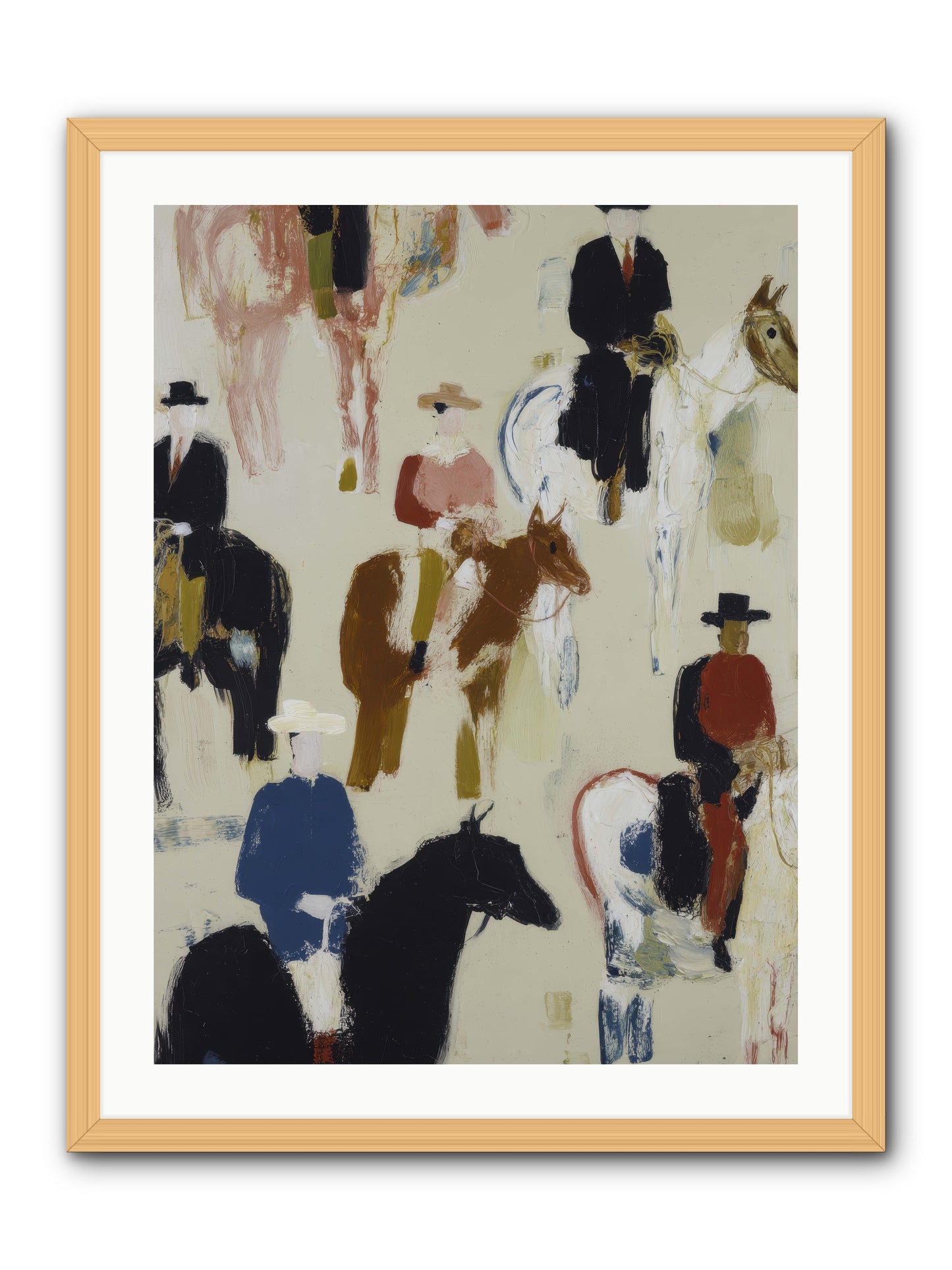 Circle of Dust & Trust -- Framed Print - Natural 24x32