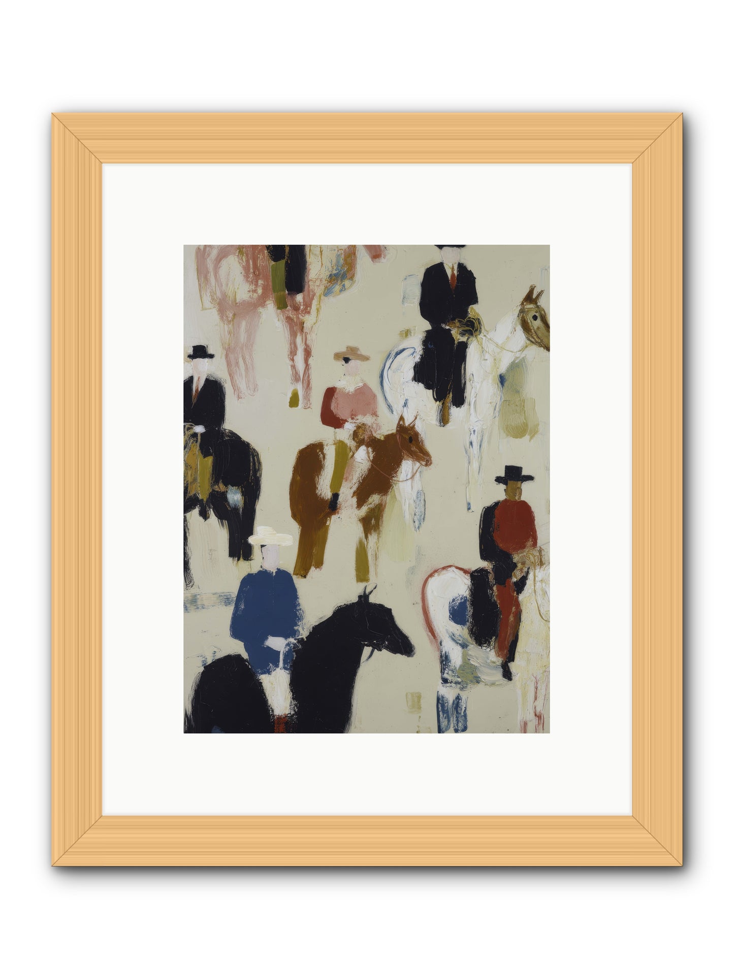 Circle of Dust & Trust -- Framed Print - Natural 9x12