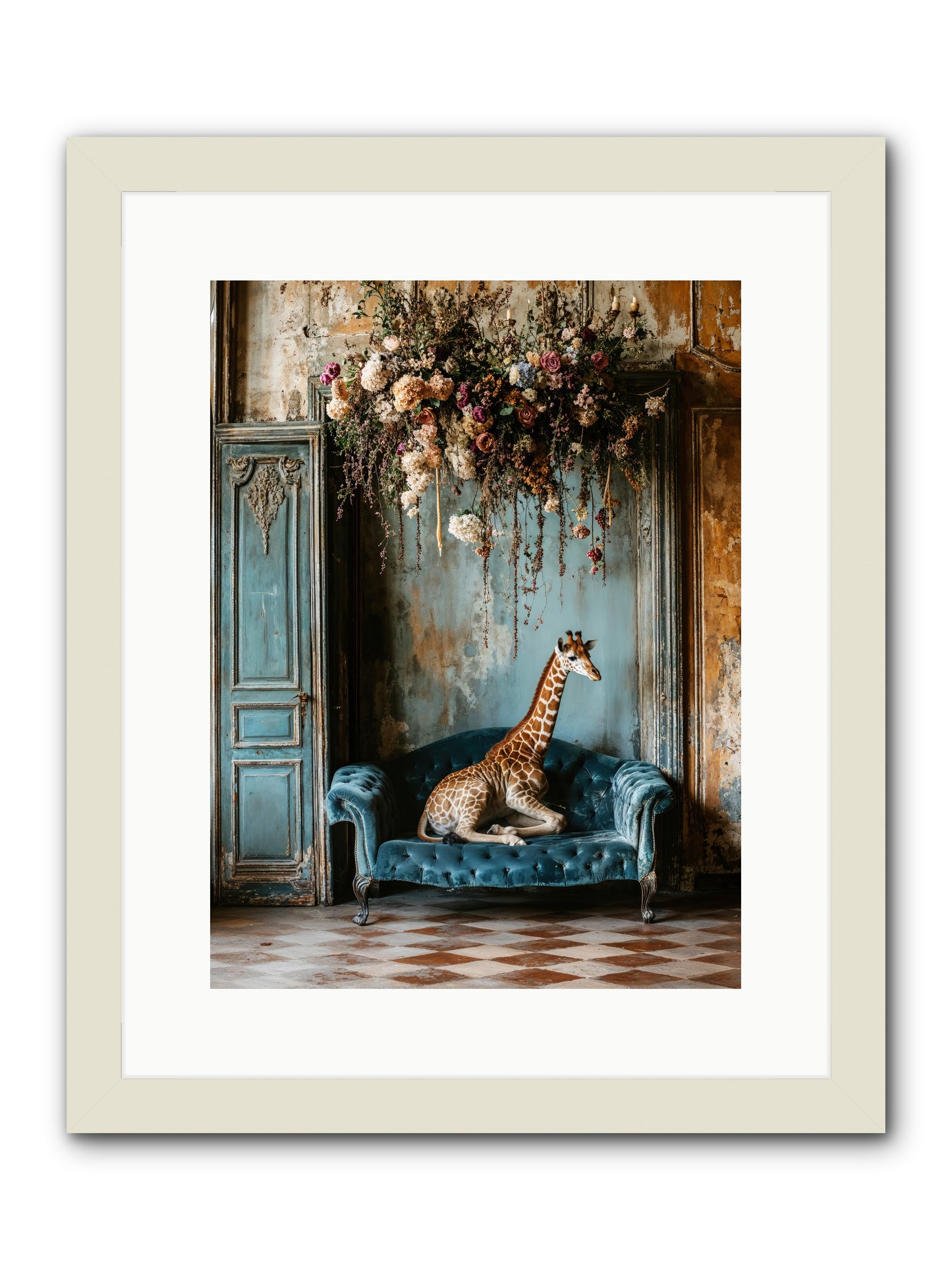 Circus Of Sweet Surrender -- Framed Print - White 12x16
