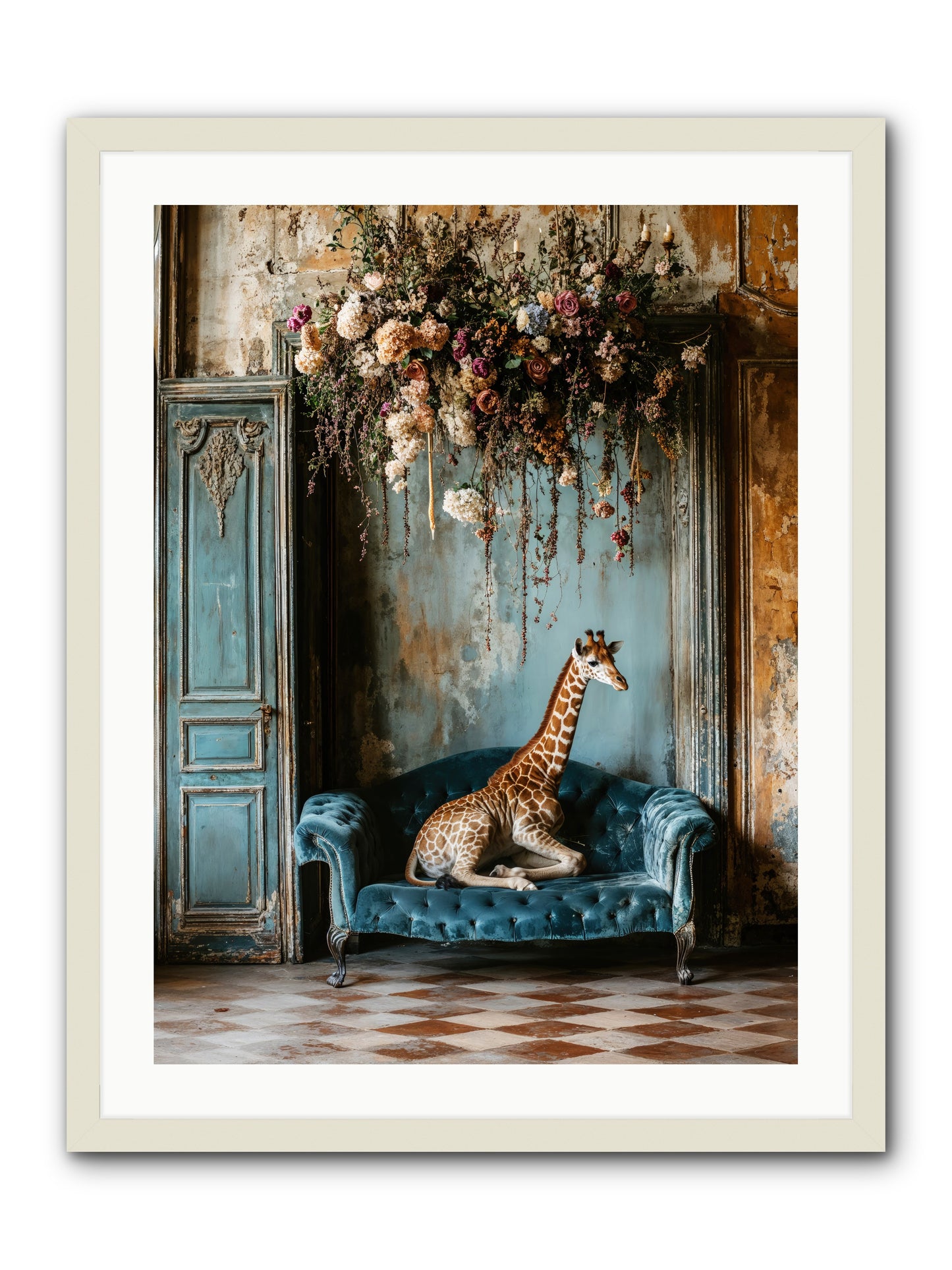 Circus Of Sweet Surrender -- Framed Print - White 24x32