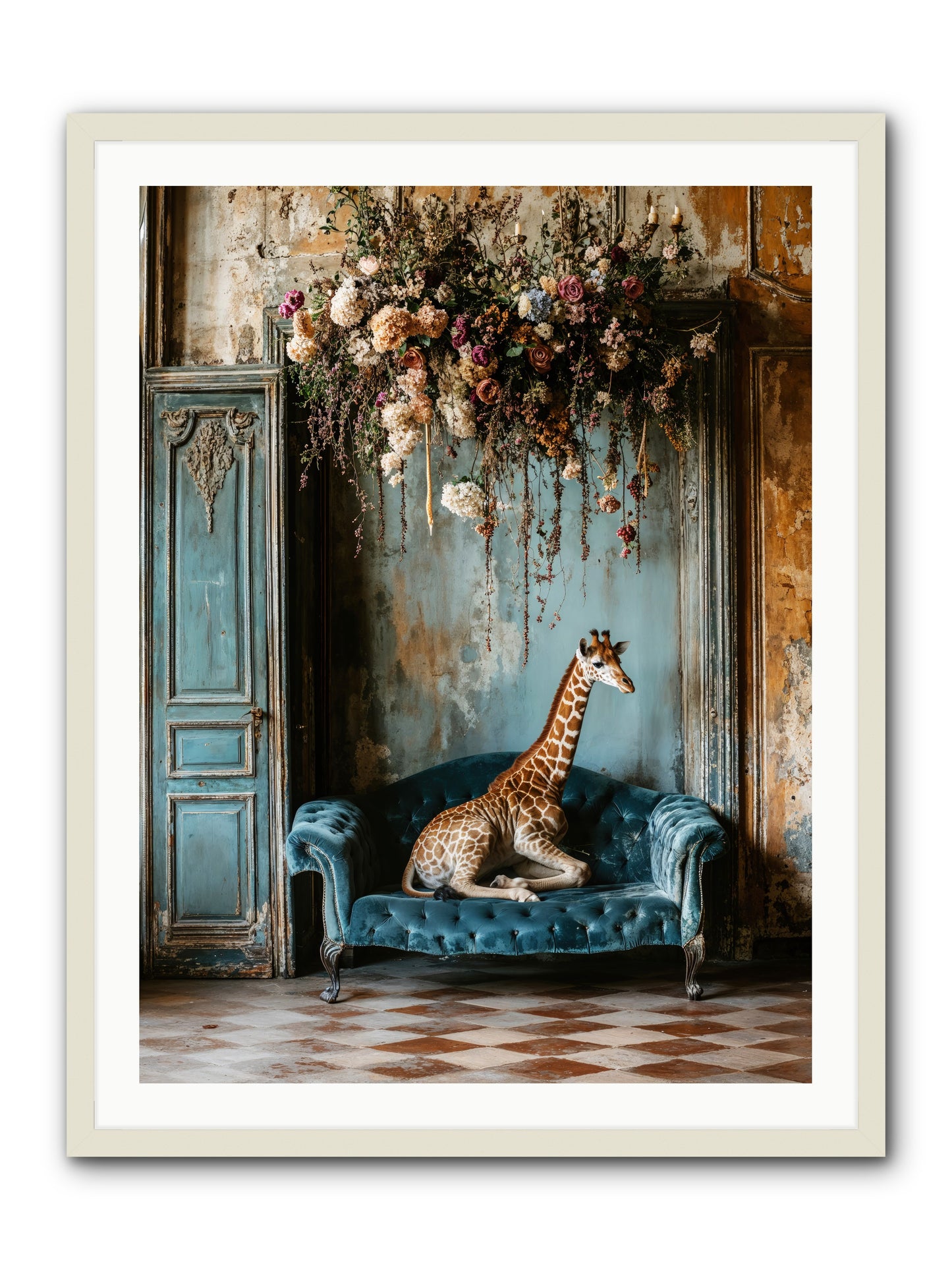 Circus Of Sweet Surrender -- Framed Print - White 30x40