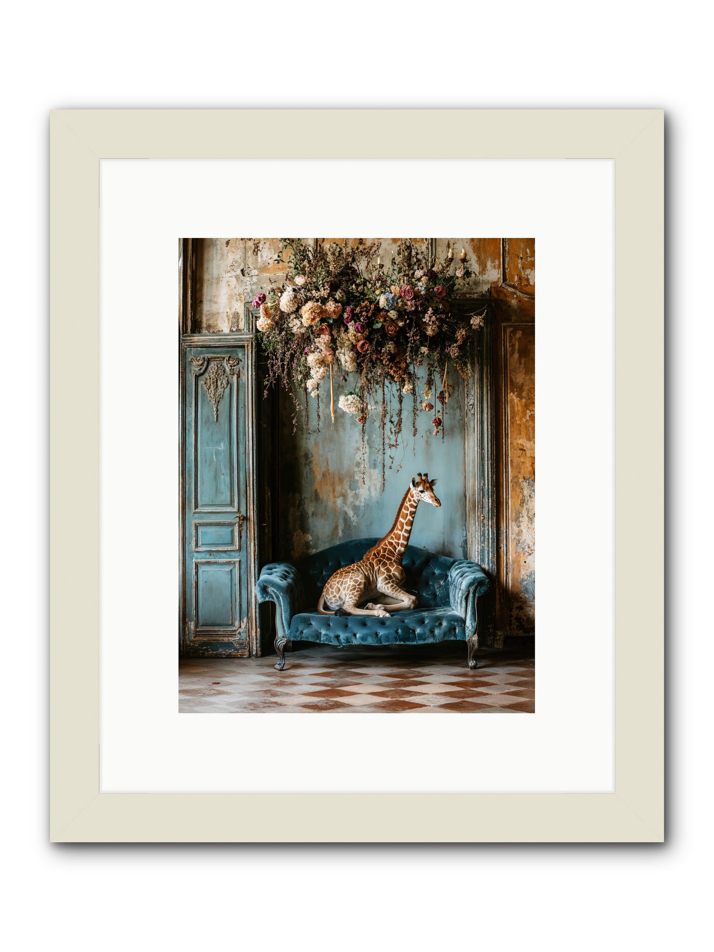 Circus Of Sweet Surrender -- Framed Print - White 9x12