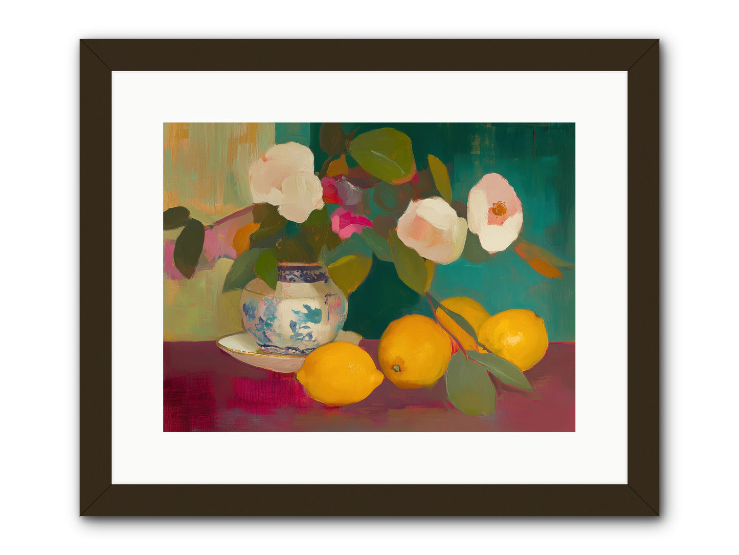 Citrine Treasures -- Framed Print - Black 16x12