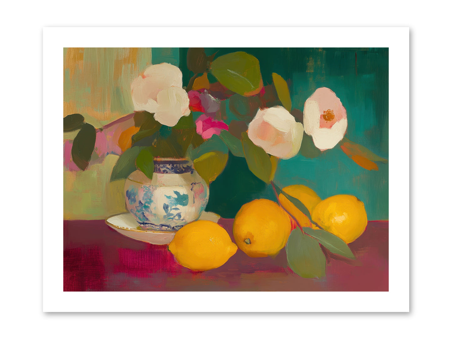 Citrine Treasures -- Paper Print 16x12