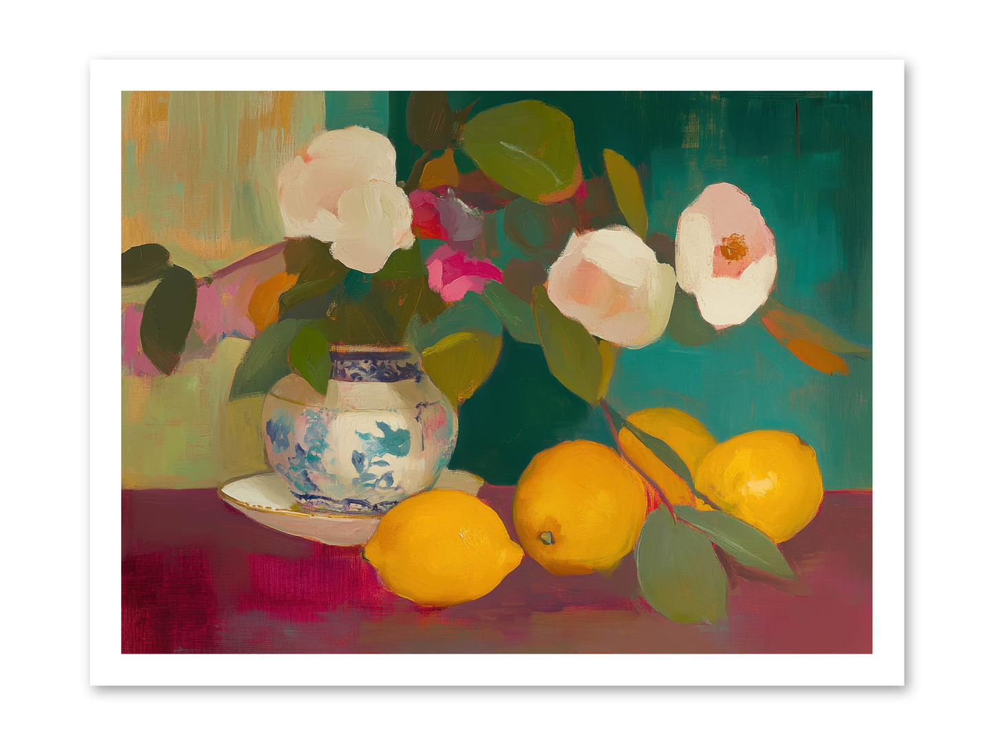 Citrine Treasures -- Loose Canvas Print 24x18