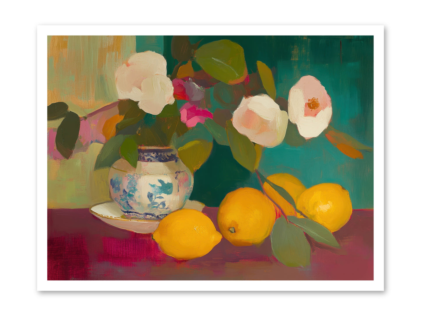 Citrine Treasures -- Loose Canvas Print 32x24