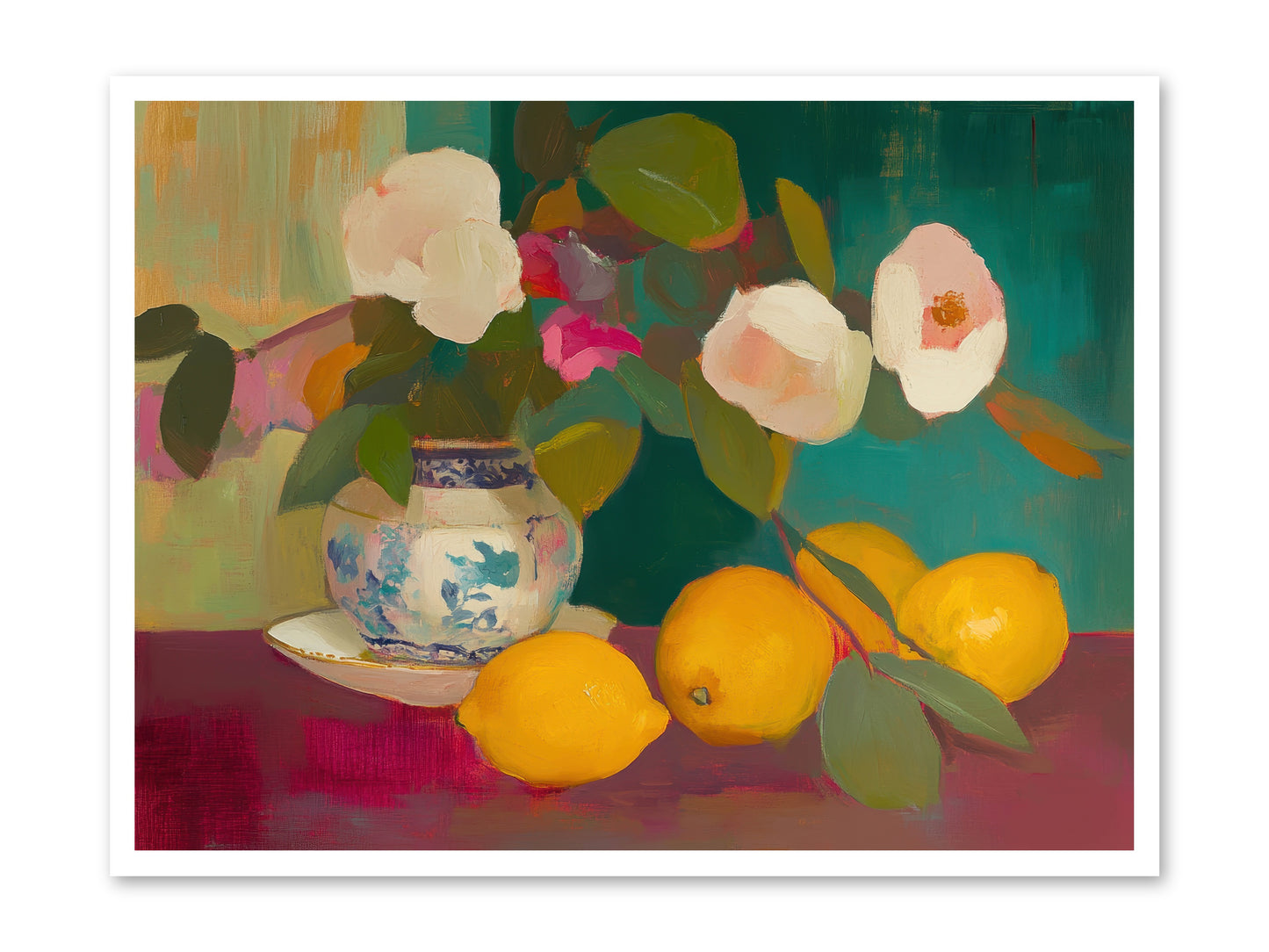 Citrine Treasures -- Loose Canvas Print 40x30