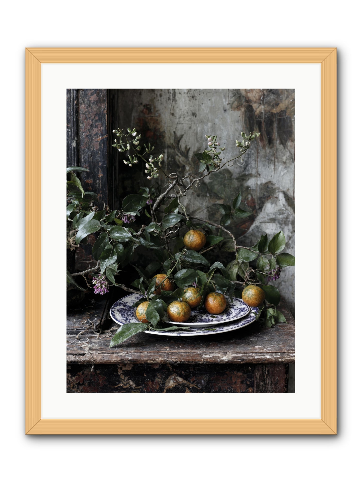 Claudette -- Framed Print - Natural 18x24