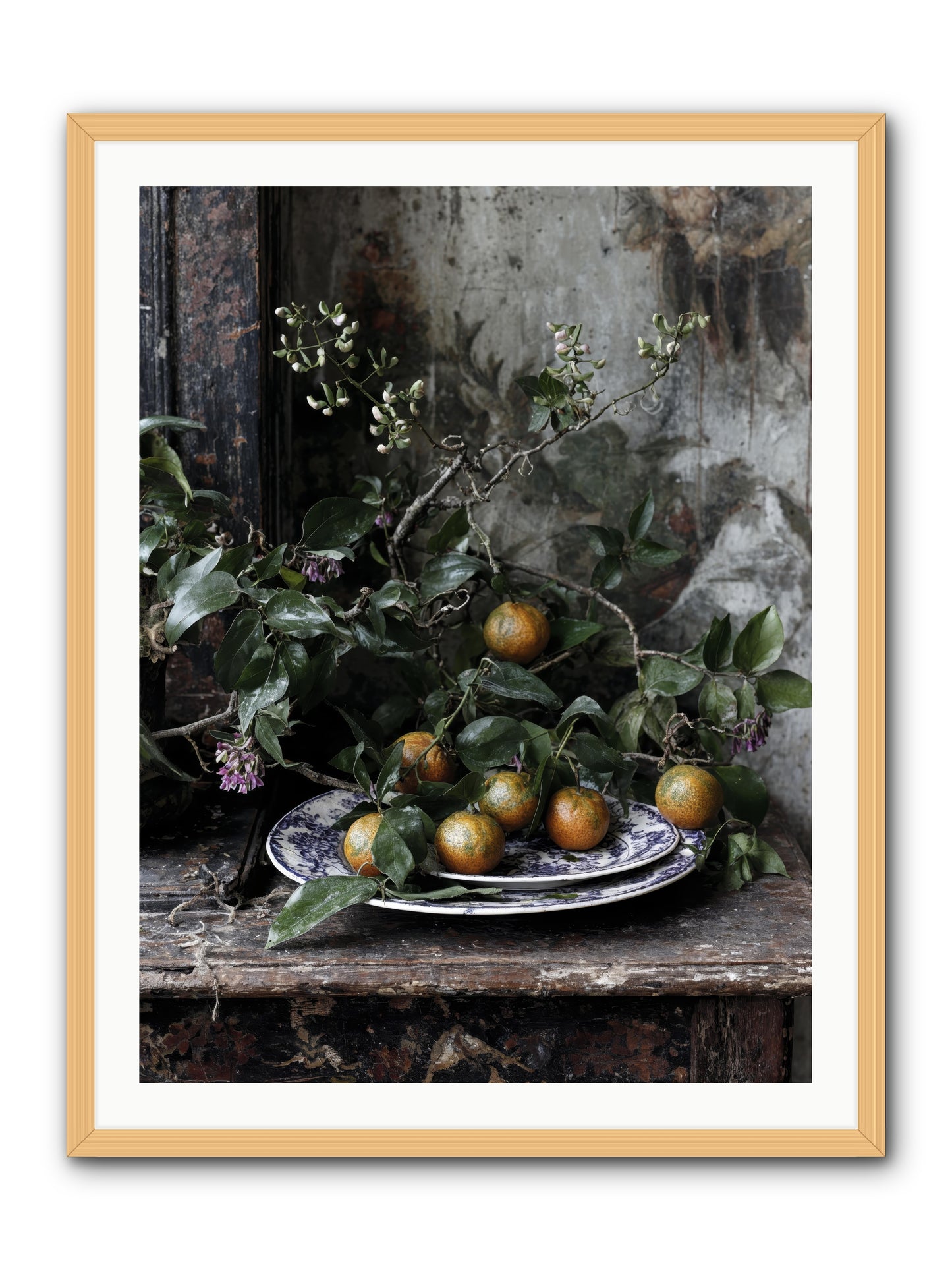 Claudette -- Framed Print - Natural 30x40