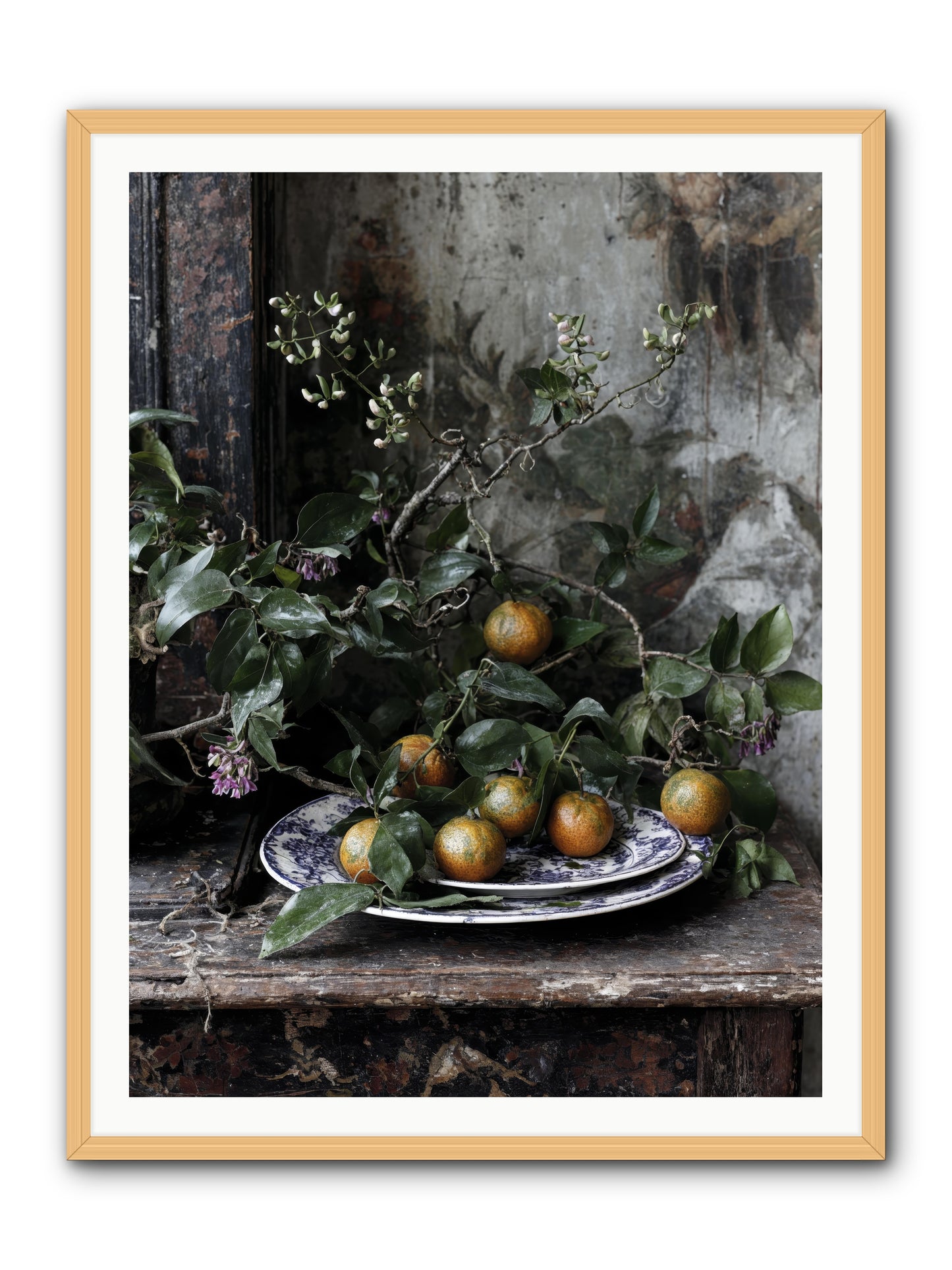 Claudette -- Framed Print - Natural 36x48