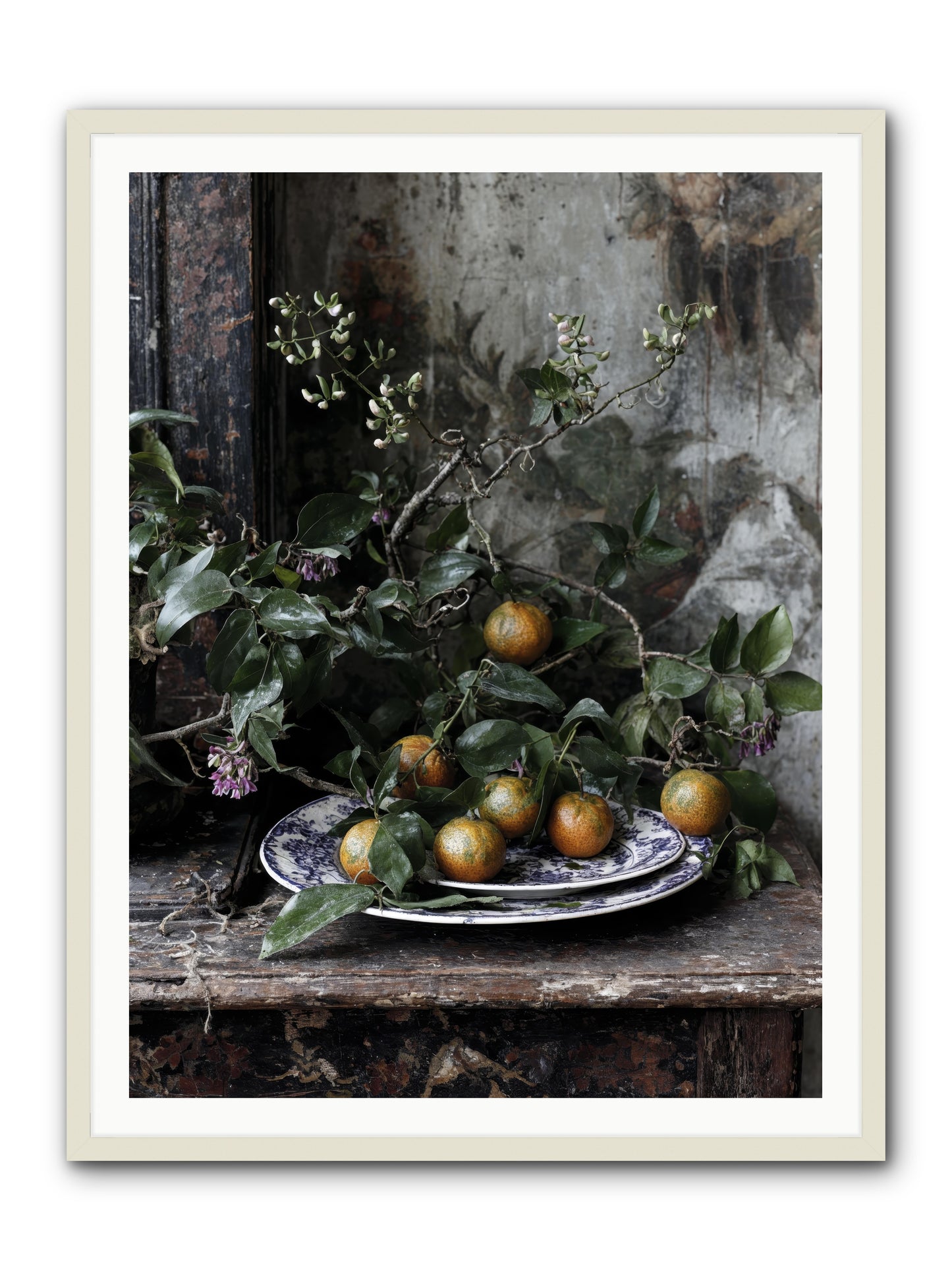 Claudette -- Framed Print - White 36x48