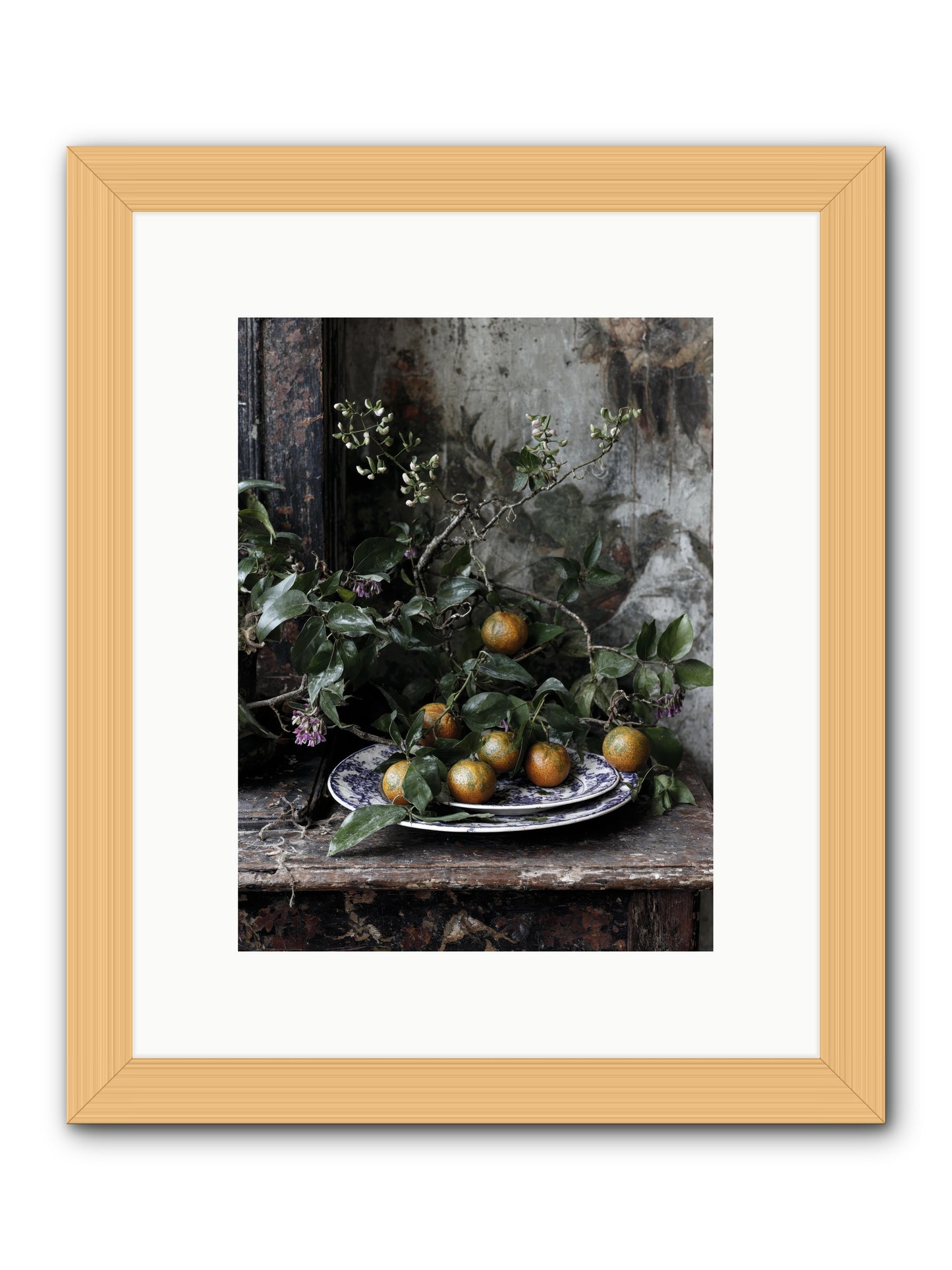 Claudette -- Framed Print - Natural 9x12