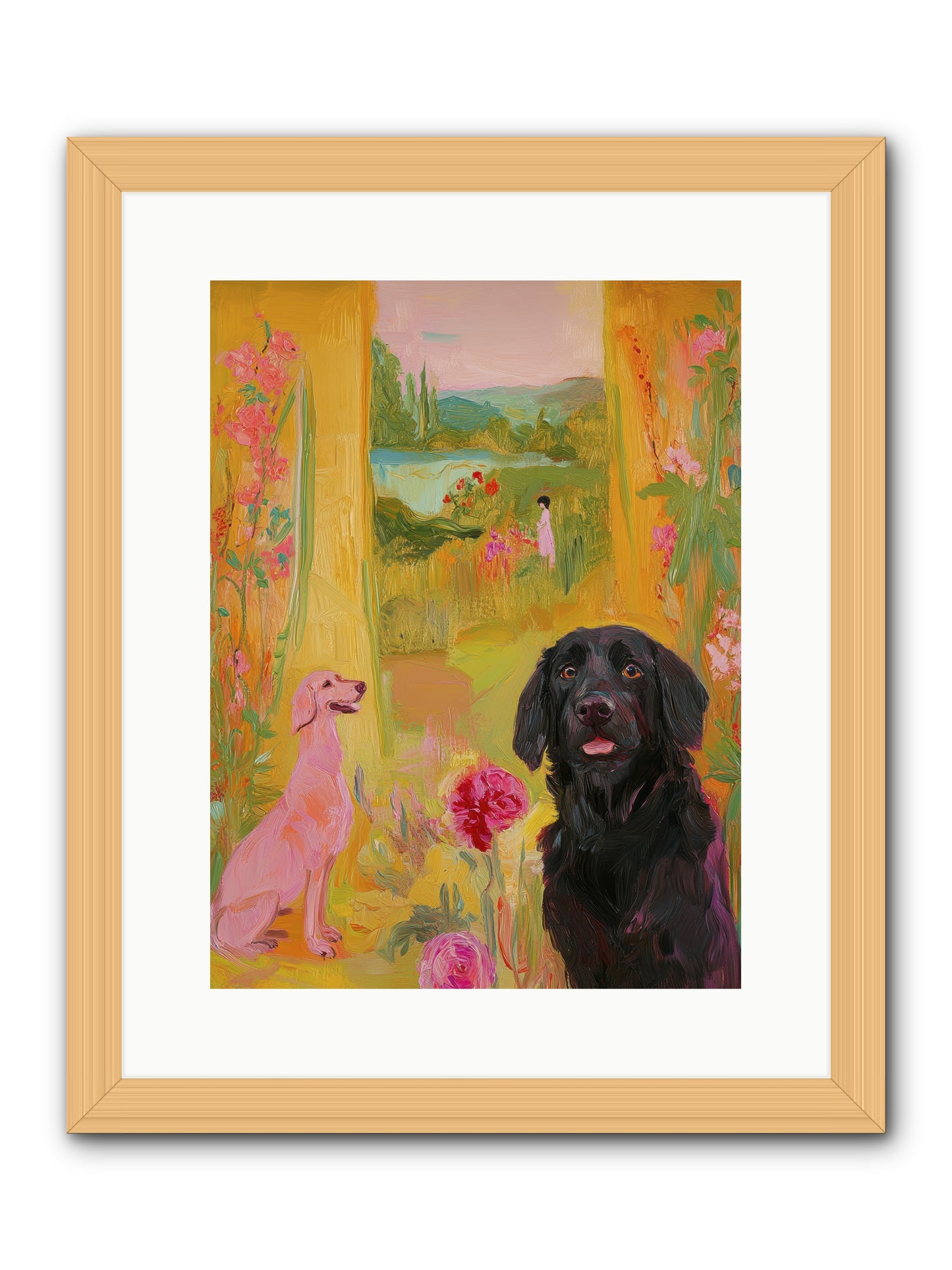 Clementine -- Framed Print - Natural 12x16
