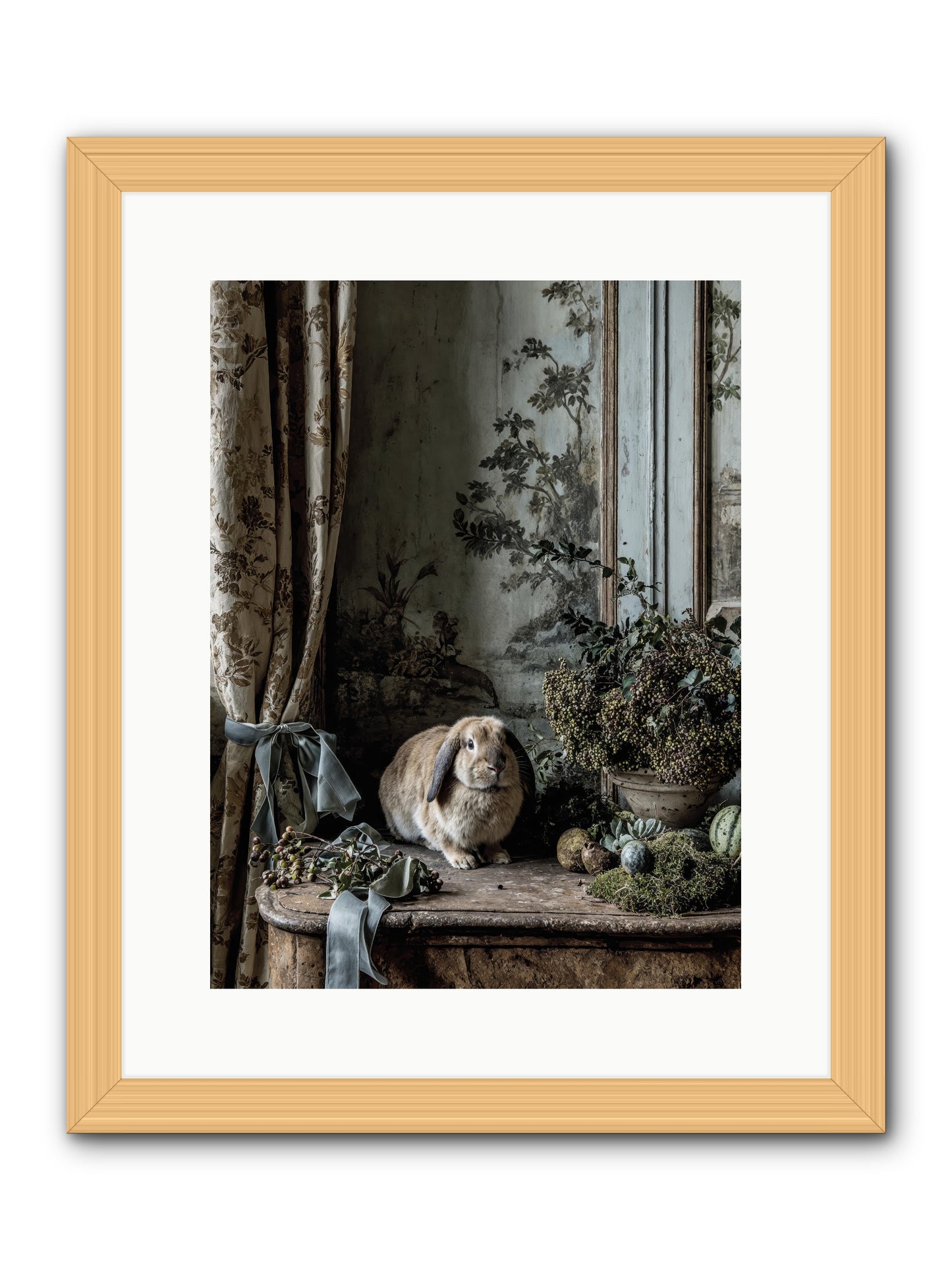 Clementine -- Framed Print - Natural 12x16