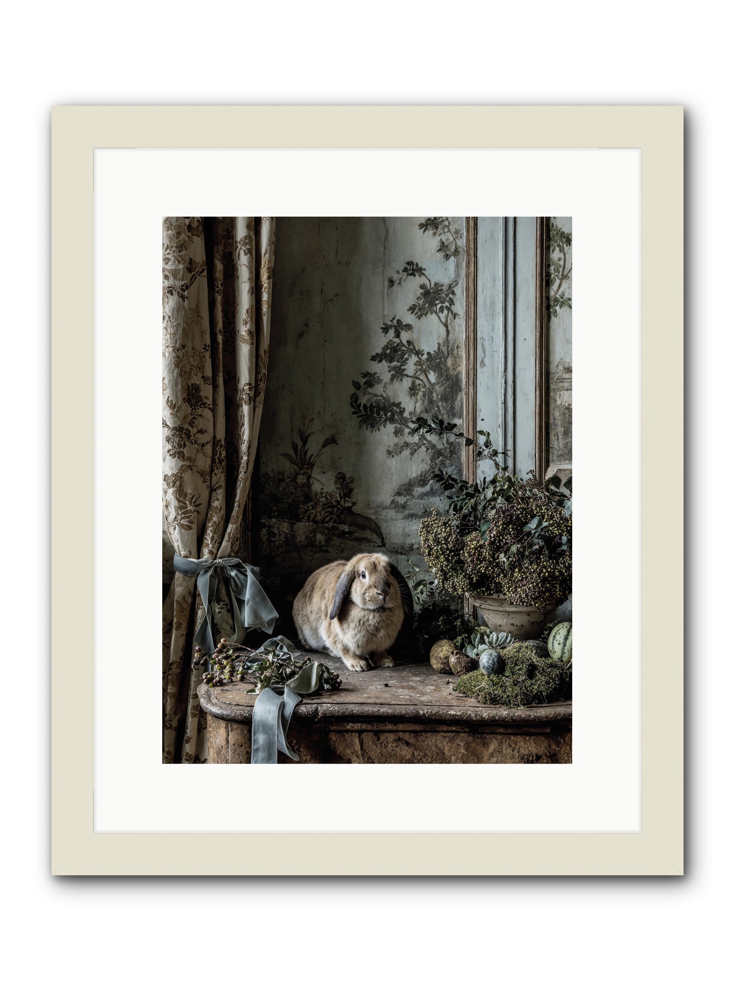 Clementine -- Framed Print - White 12x16