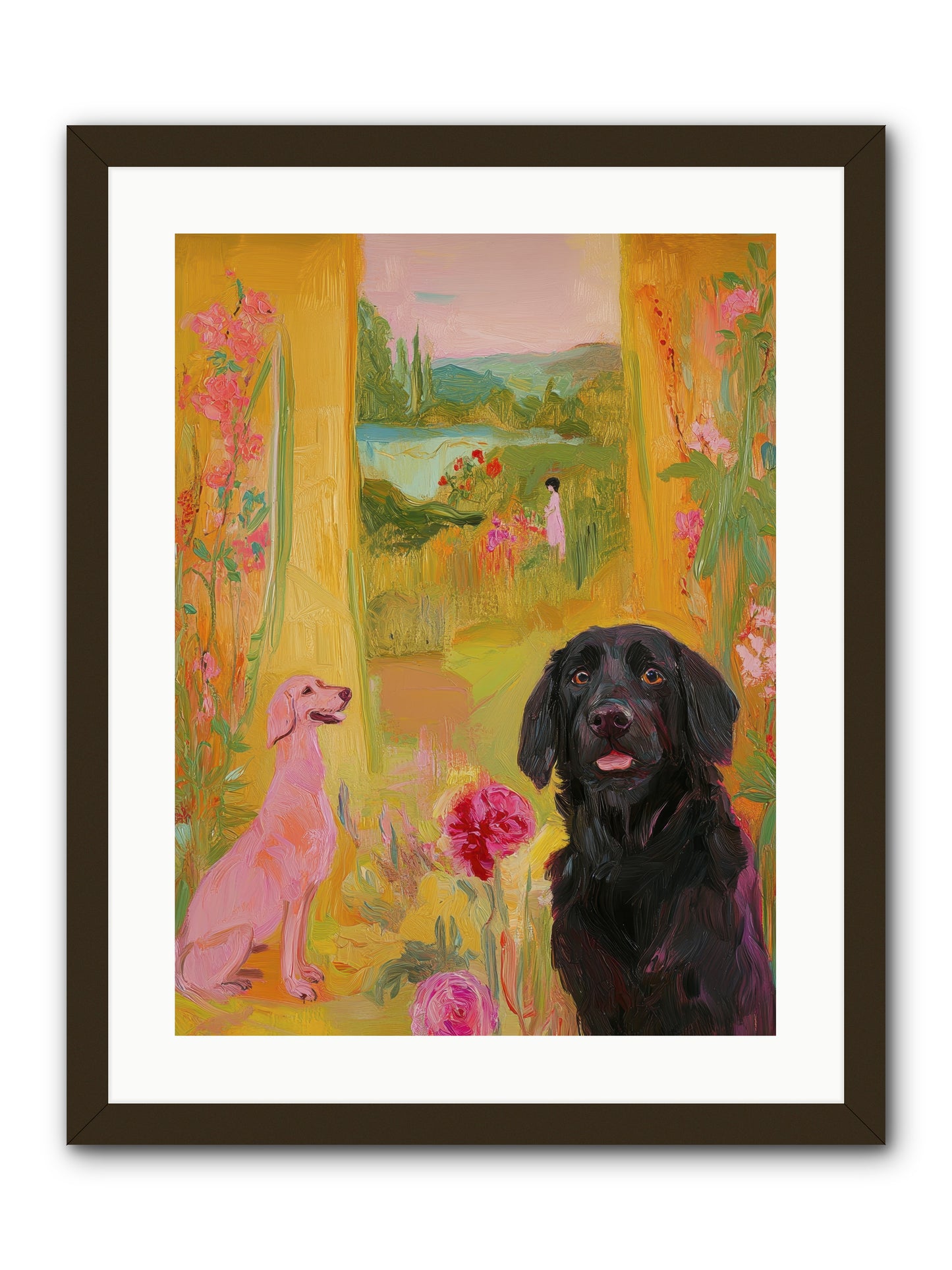 Clementine -- Framed Print - Black 18x24