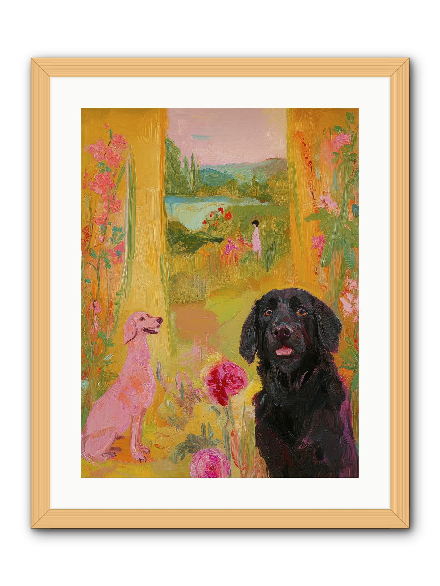 Clementine -- Framed Print - Natural 18x24
