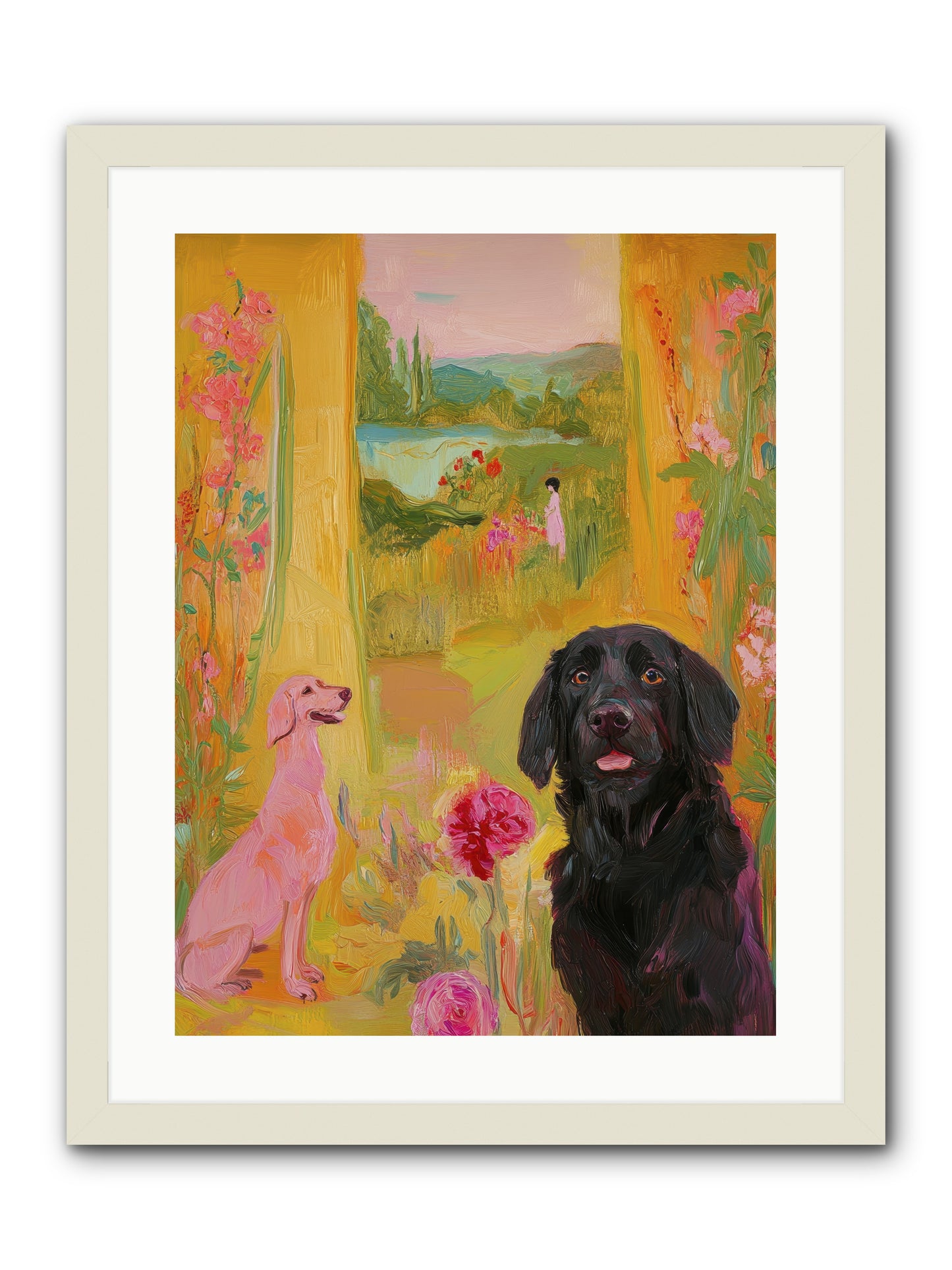 Clementine -- Framed Print - White 18x24