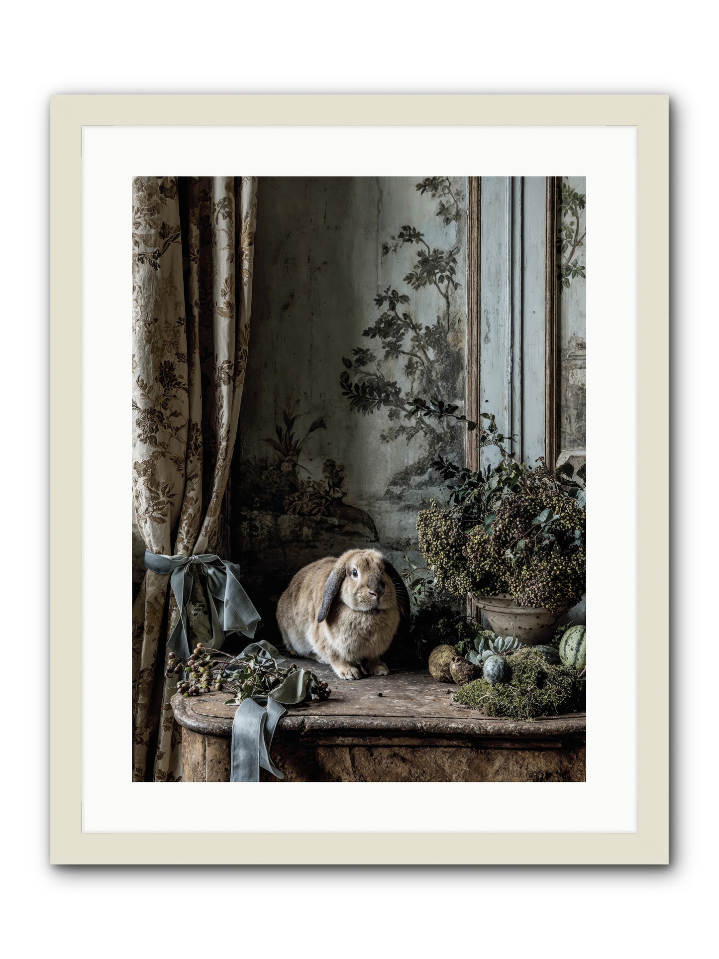 Clementine -- Framed Print - White 18x24