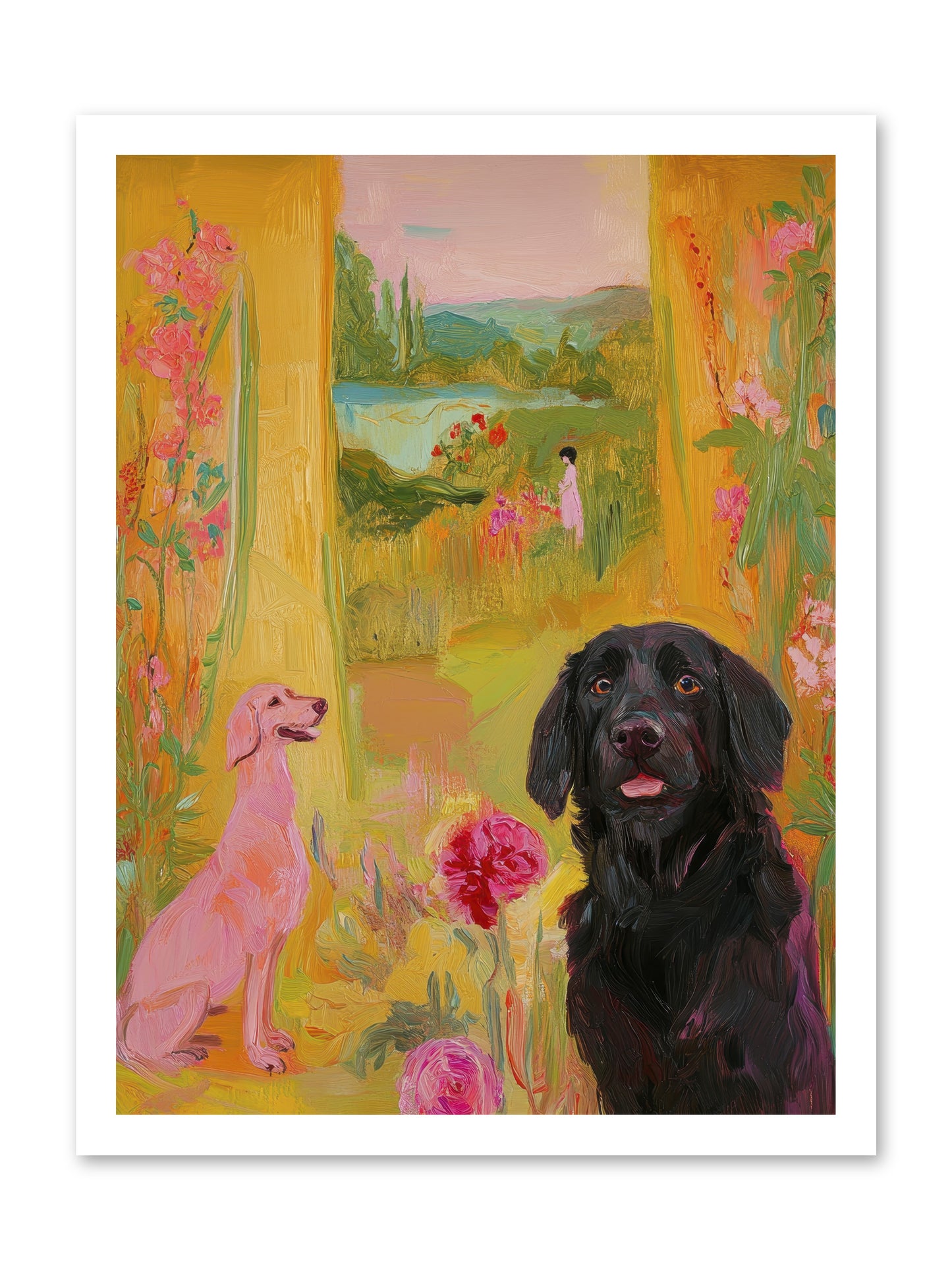 Clementine -- Loose Canvas Print 18x24