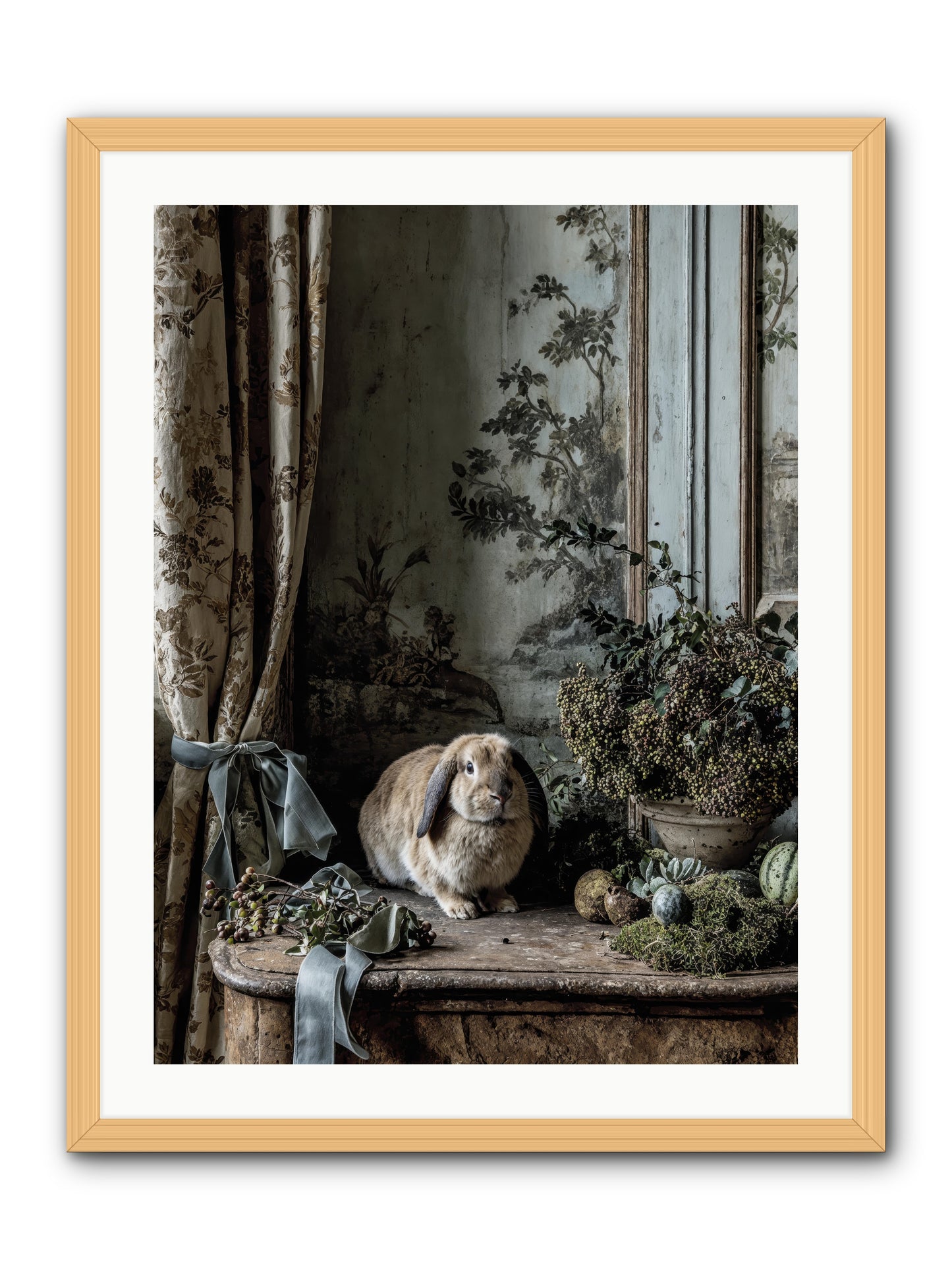 Clementine -- Framed Print - Natural 24x32