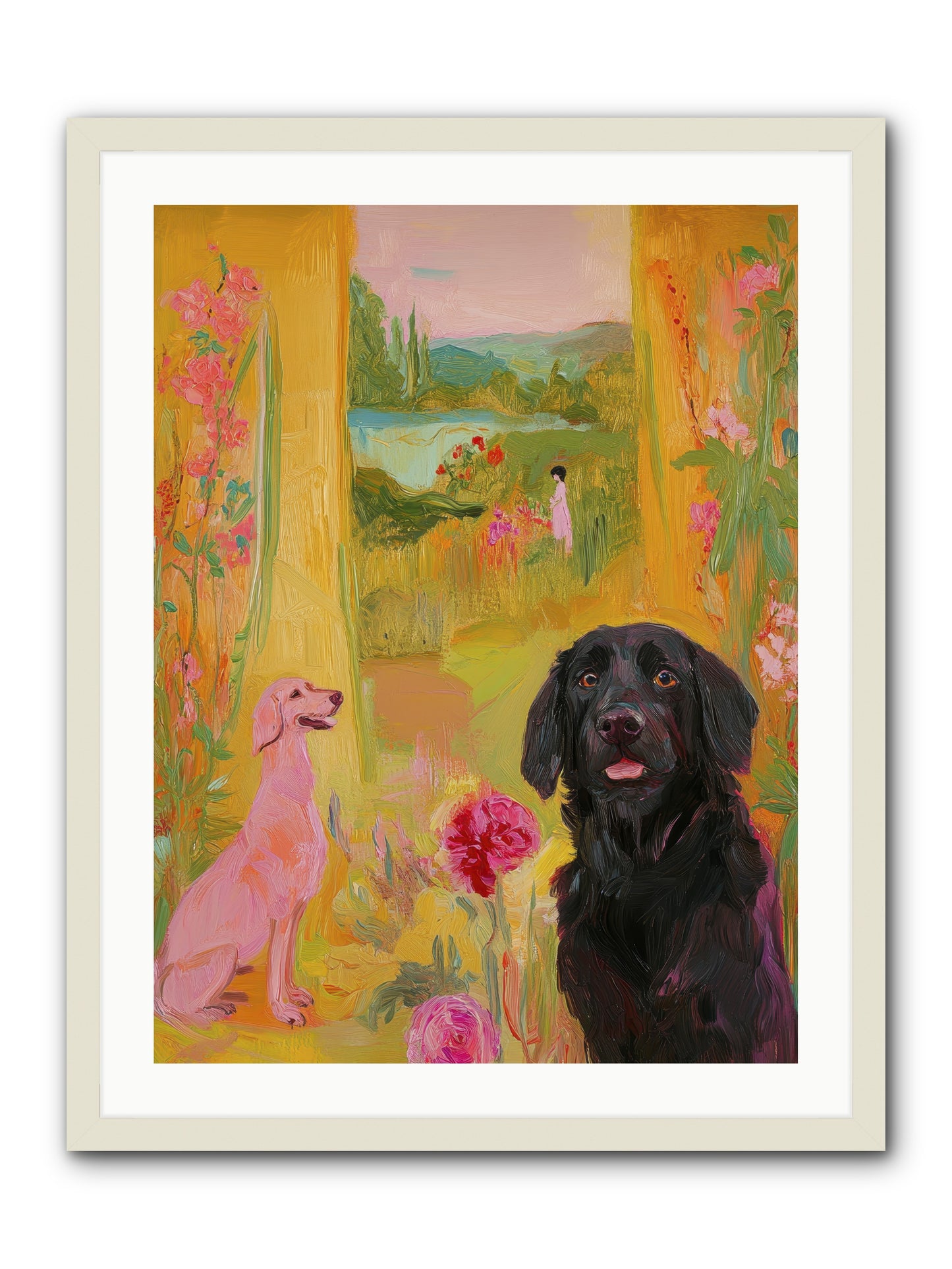Clementine -- Framed Print - White 24x32