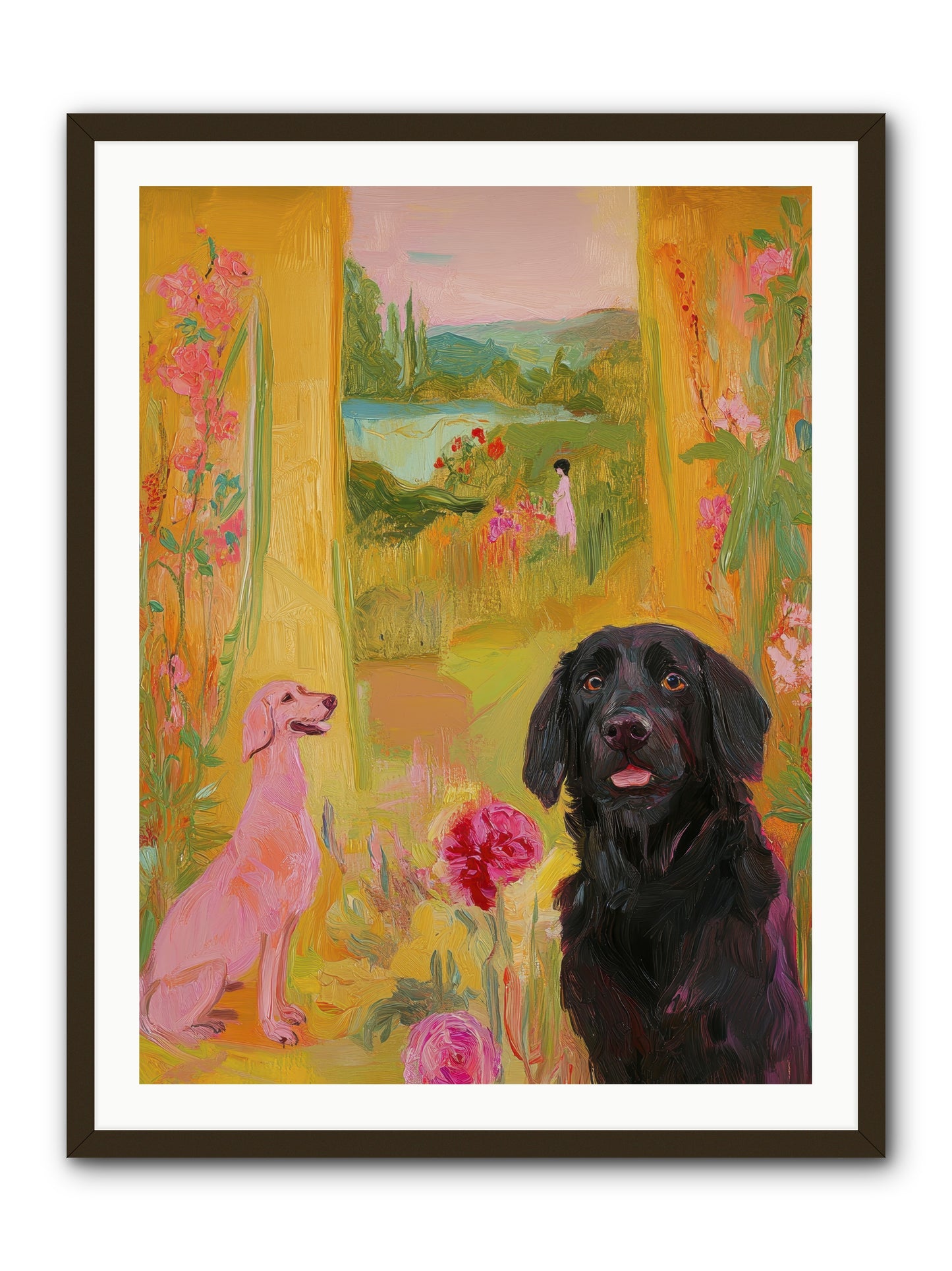 Clementine -- Framed Print - Black 30x40