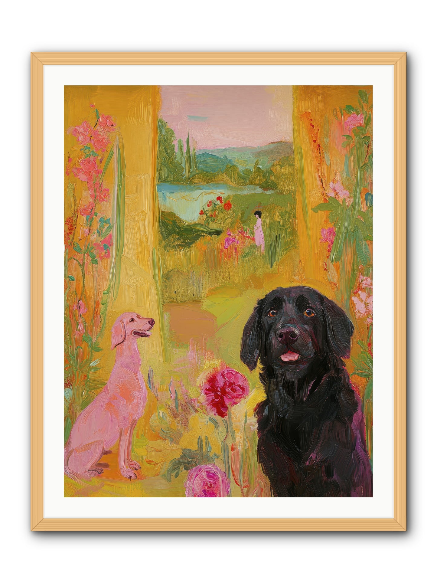 Clementine -- Framed Print - Natural 30x40