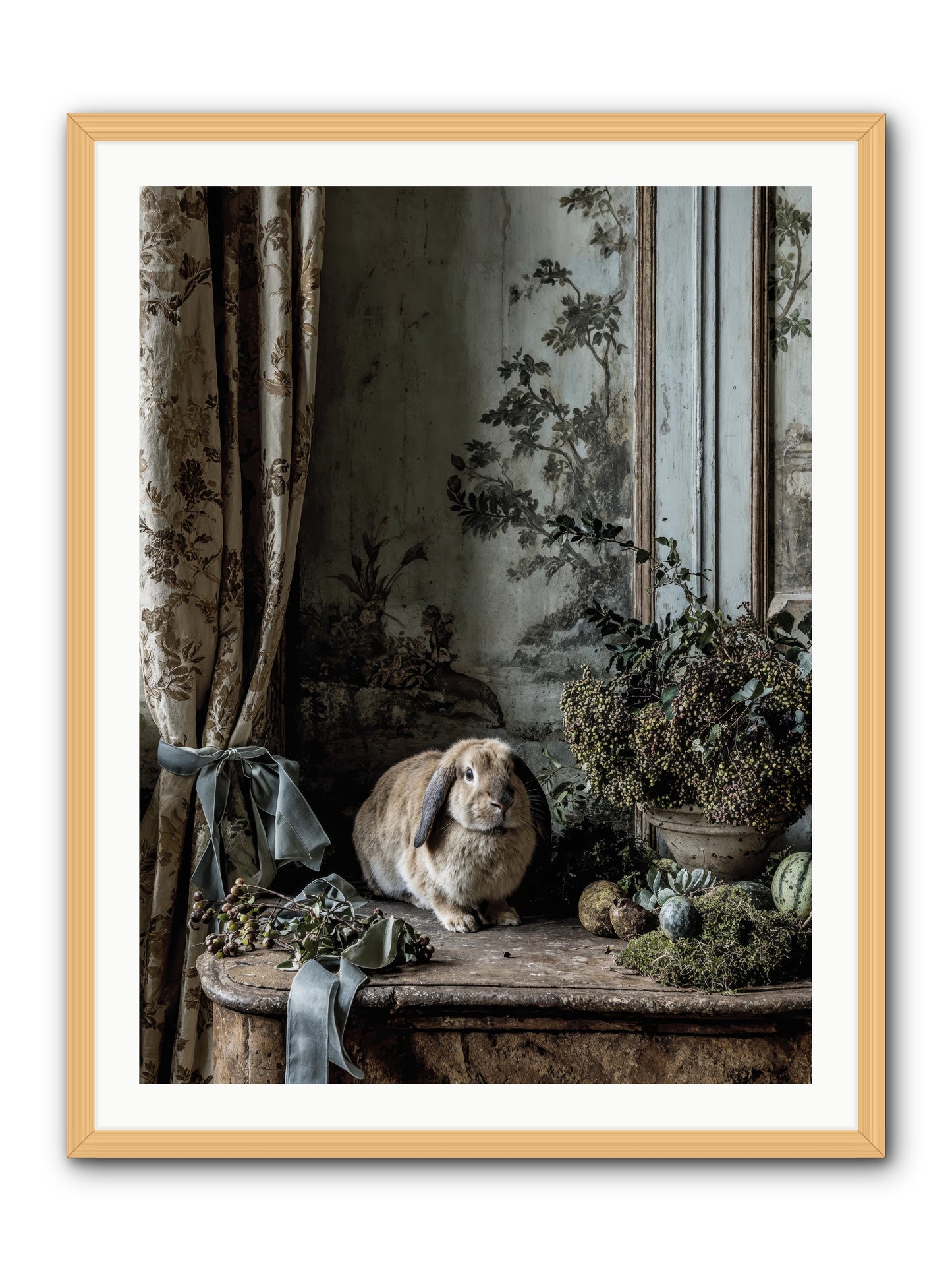 Clementine -- Framed Print - Natural 30x40