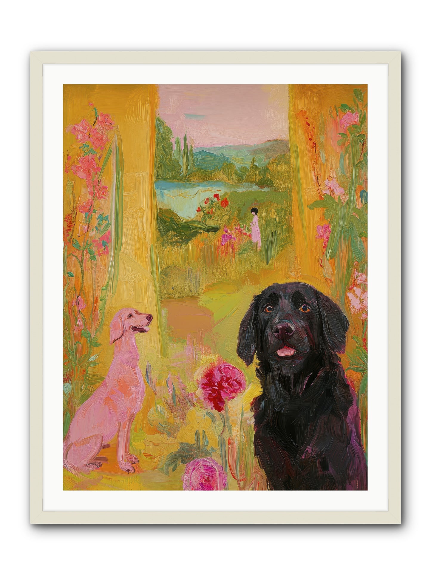 Clementine -- Framed Print - White 30x40