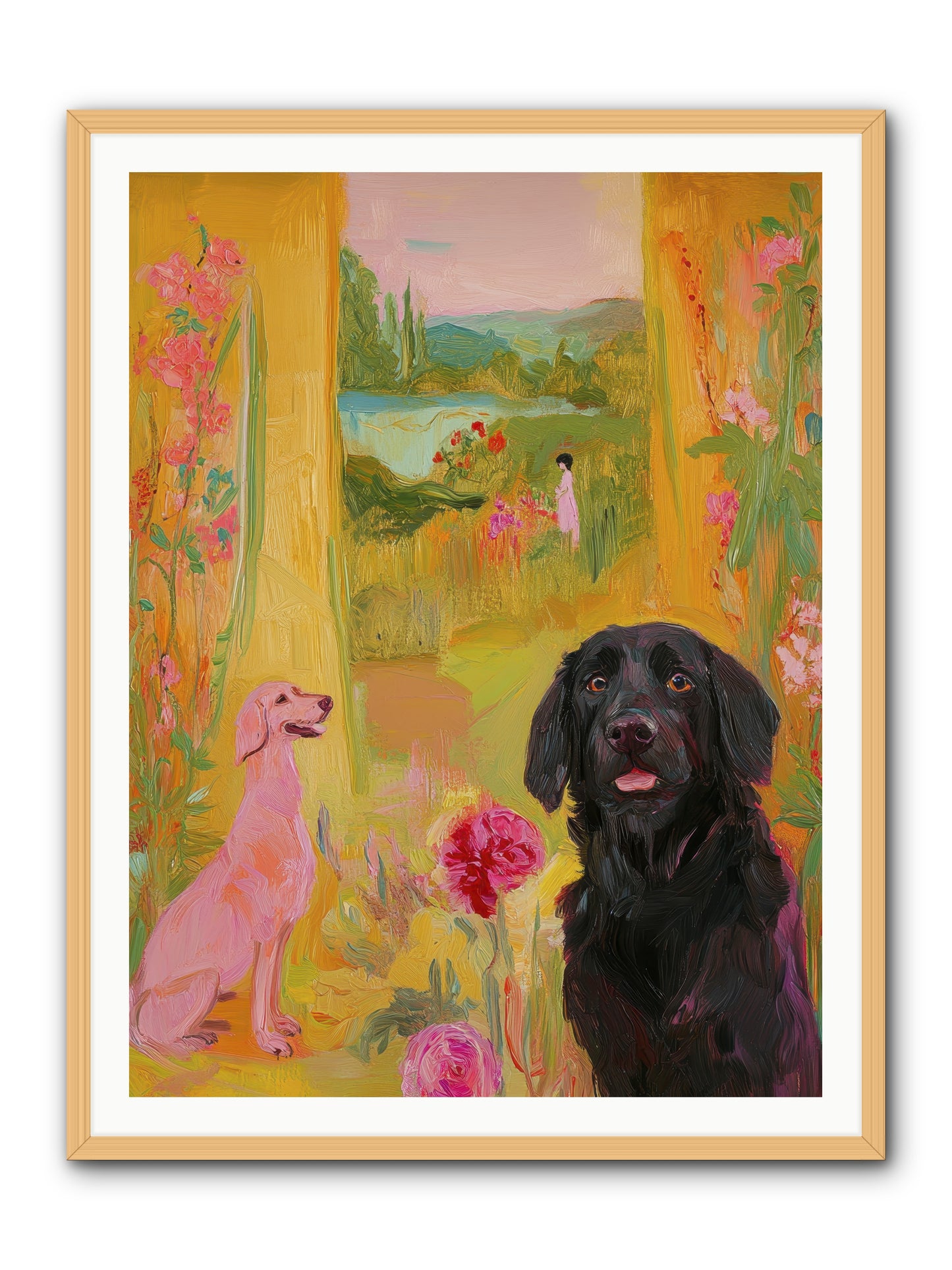 Clementine -- Framed Print - Natural 36x48