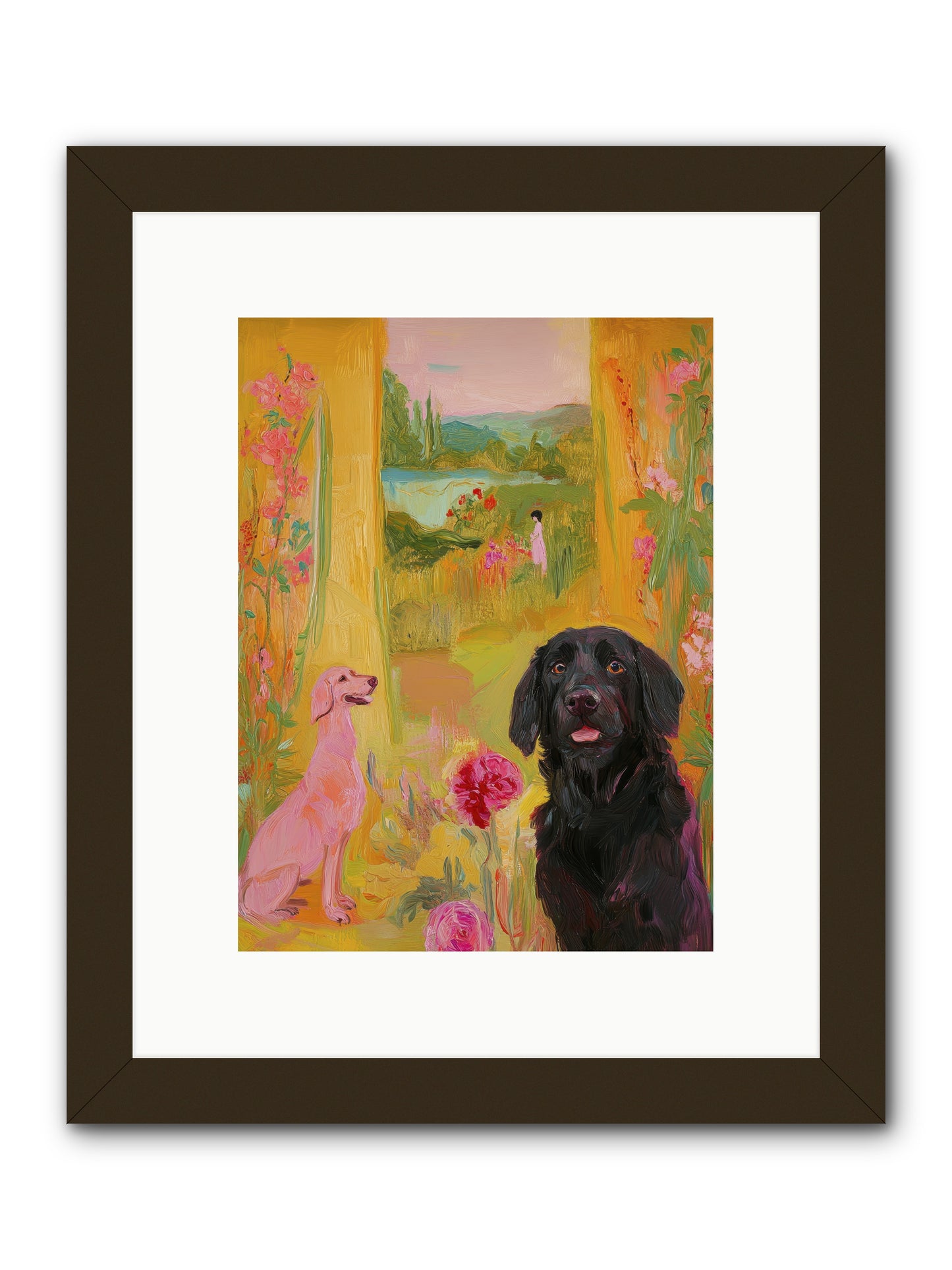 Clementine -- Framed Print - Black 9x12