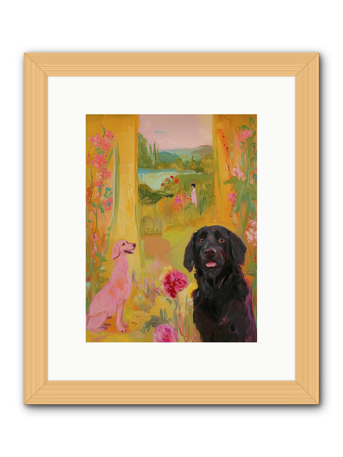 Clementine -- Framed Print - Natural 9x12