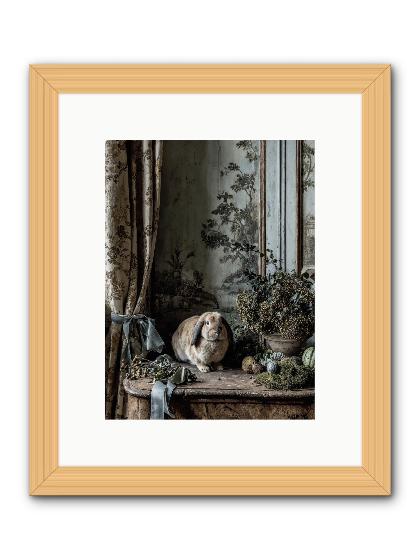Clementine -- Framed Print - Natural 9x12