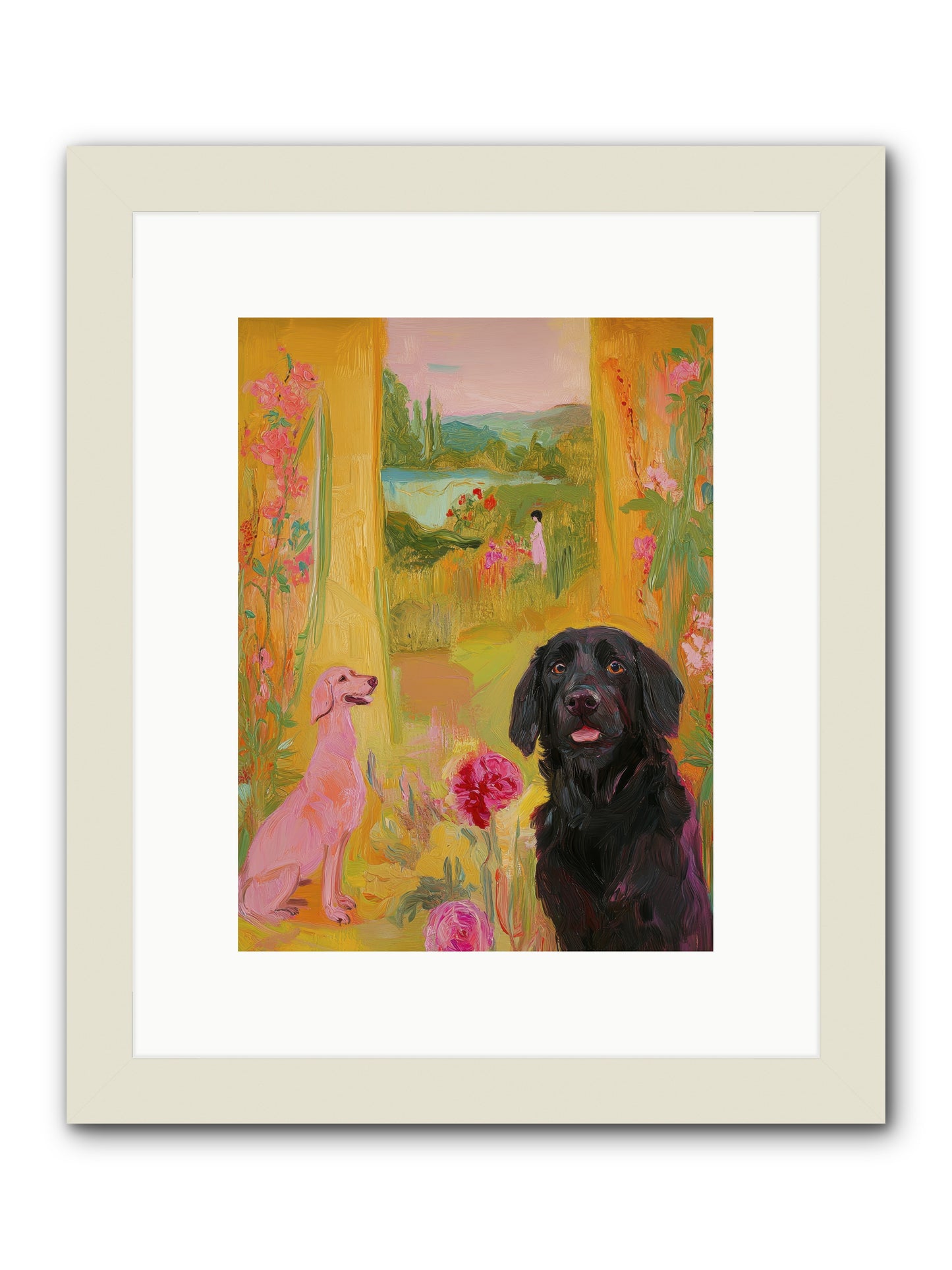 Clementine -- Framed Print - White 9x12