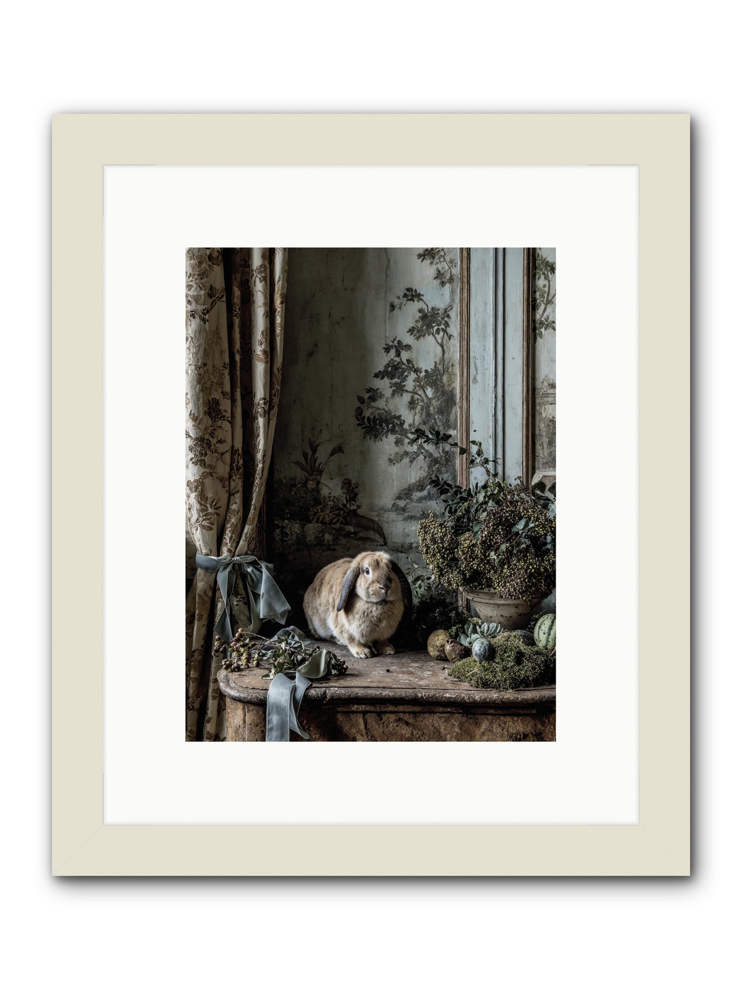 Clementine -- Framed Print - White 9x12