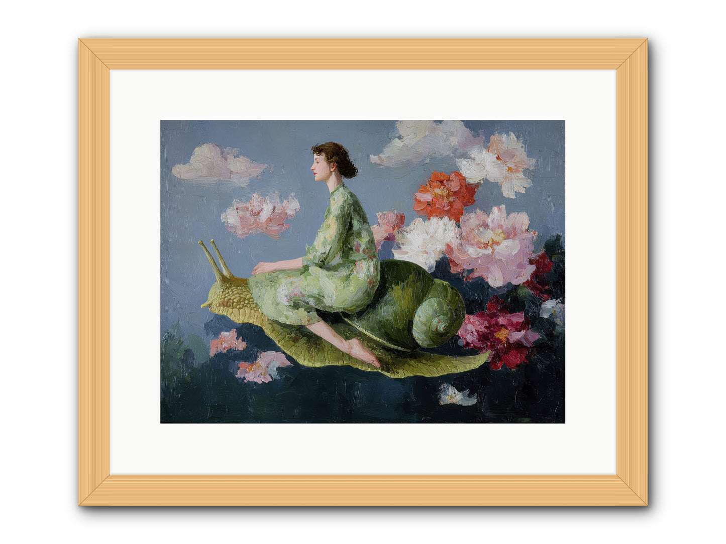 Clementine’s Call-REZ -- Framed Print - Natural 16x12