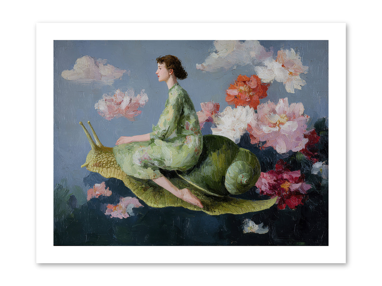 Clementine’s Call-REZ -- Loose Canvas Print 16x12