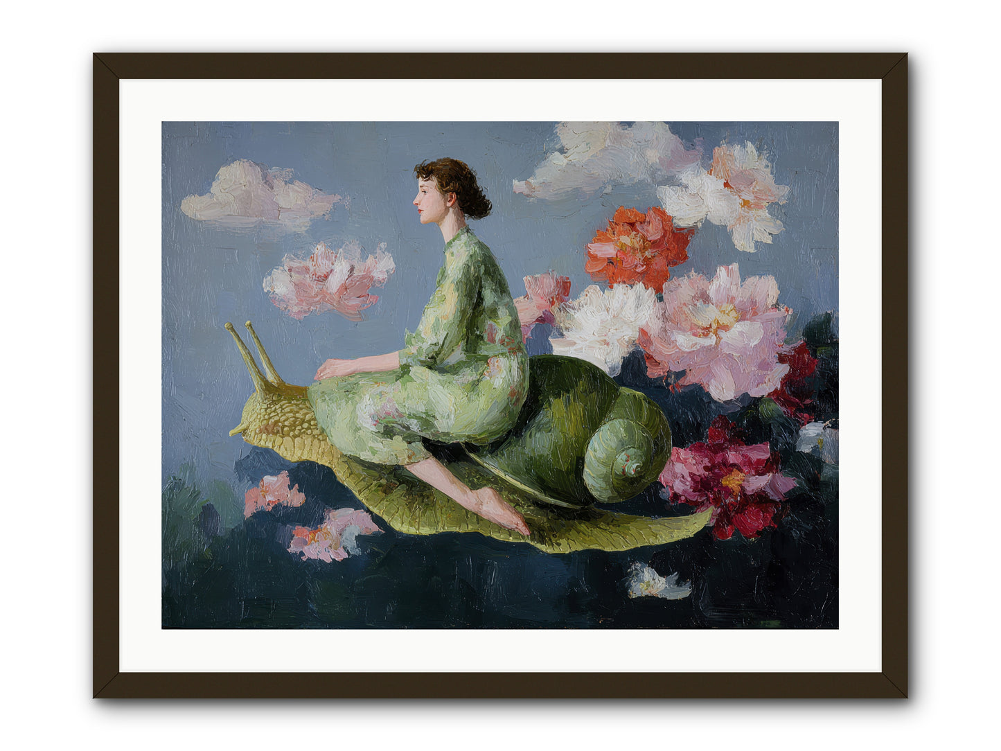 Clementine’s Call-REZ -- Framed Print - Black 32x24