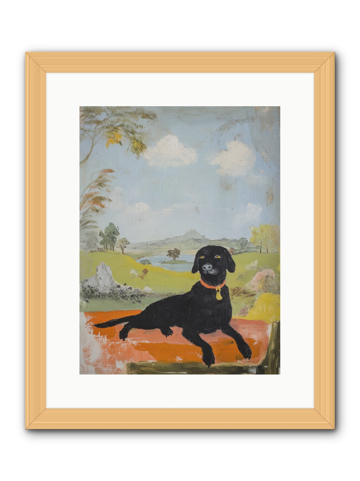 Cleopatra -- Framed Print - Natural 12x16