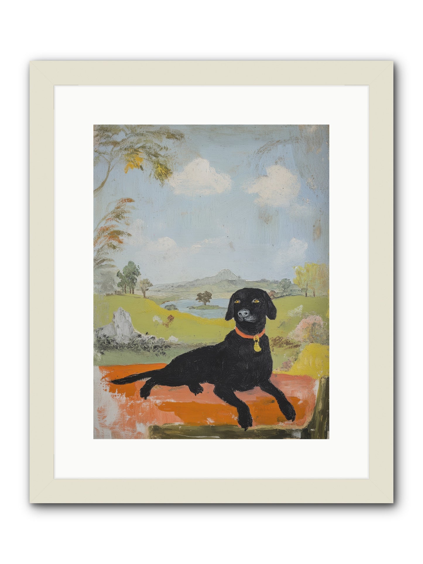 Cleopatra -- Framed Print - White 12x16