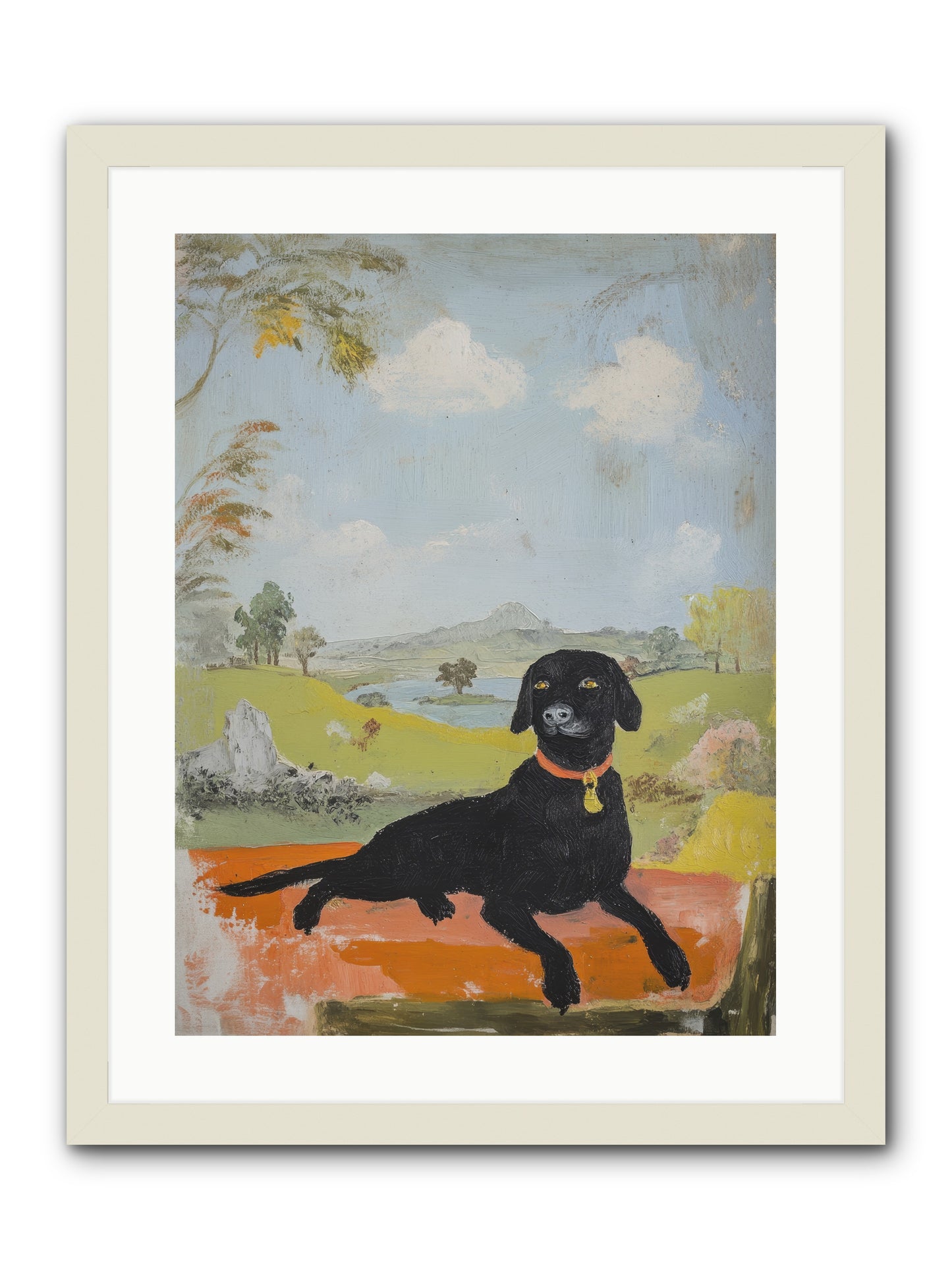 Cleopatra -- Framed Print - White 18x24