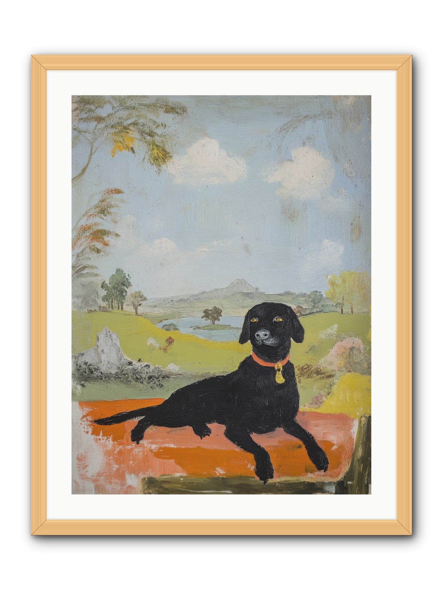 Cleopatra -- Framed Print - Natural 24x32