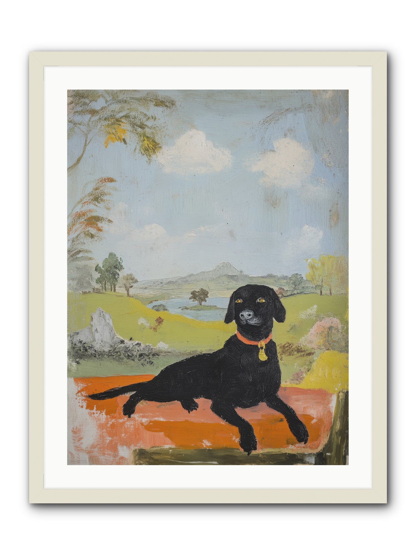 Cleopatra -- Framed Print - White 24x32