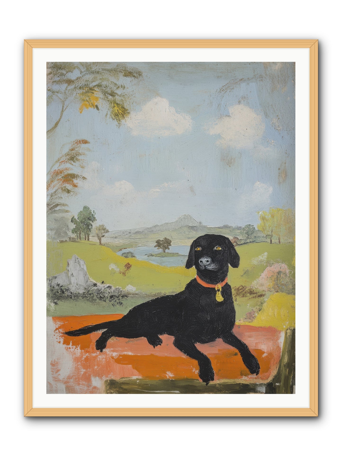 Cleopatra -- Framed Print - Natural 36x48