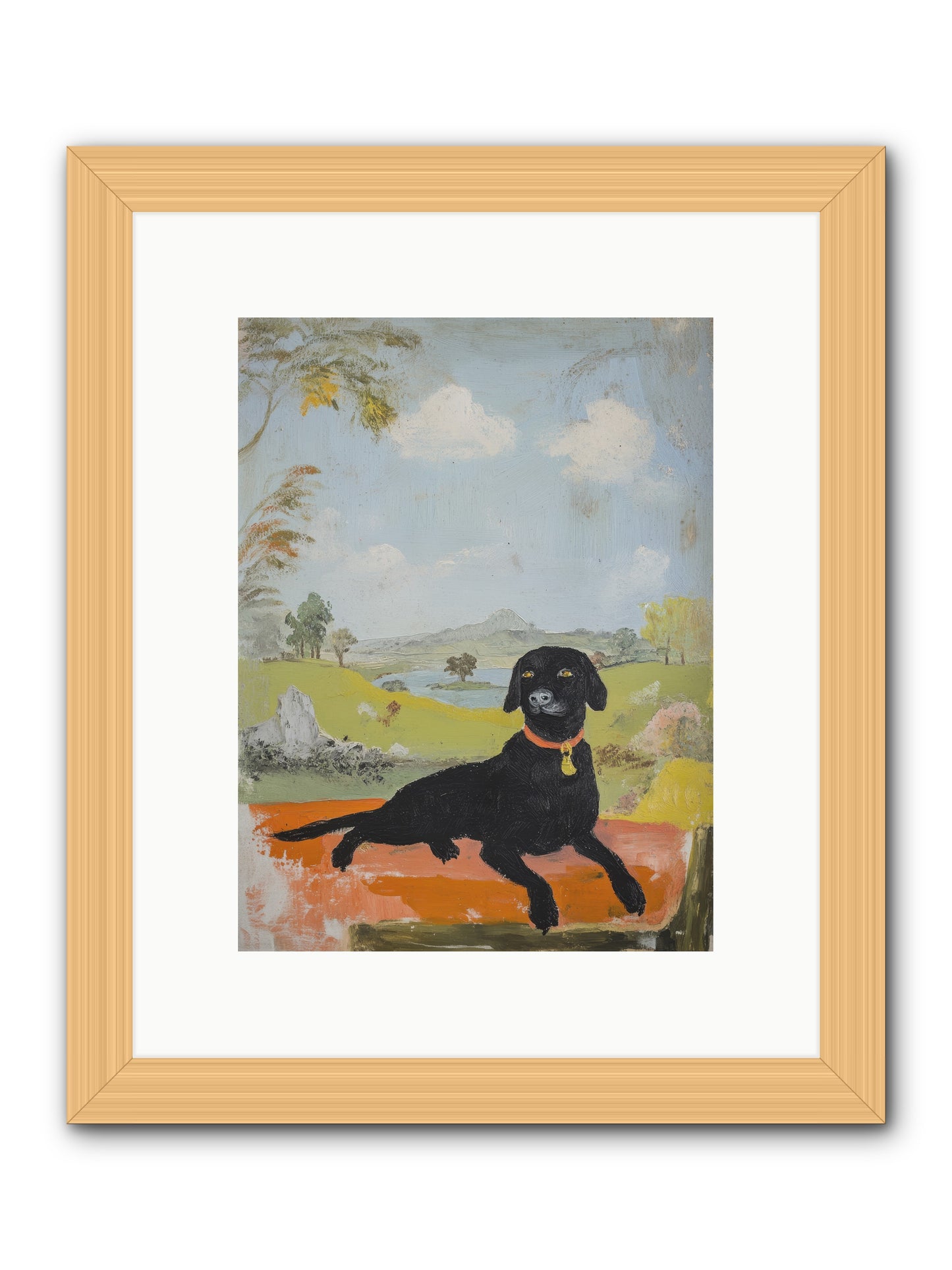 Cleopatra -- Framed Print - Natural 9x12