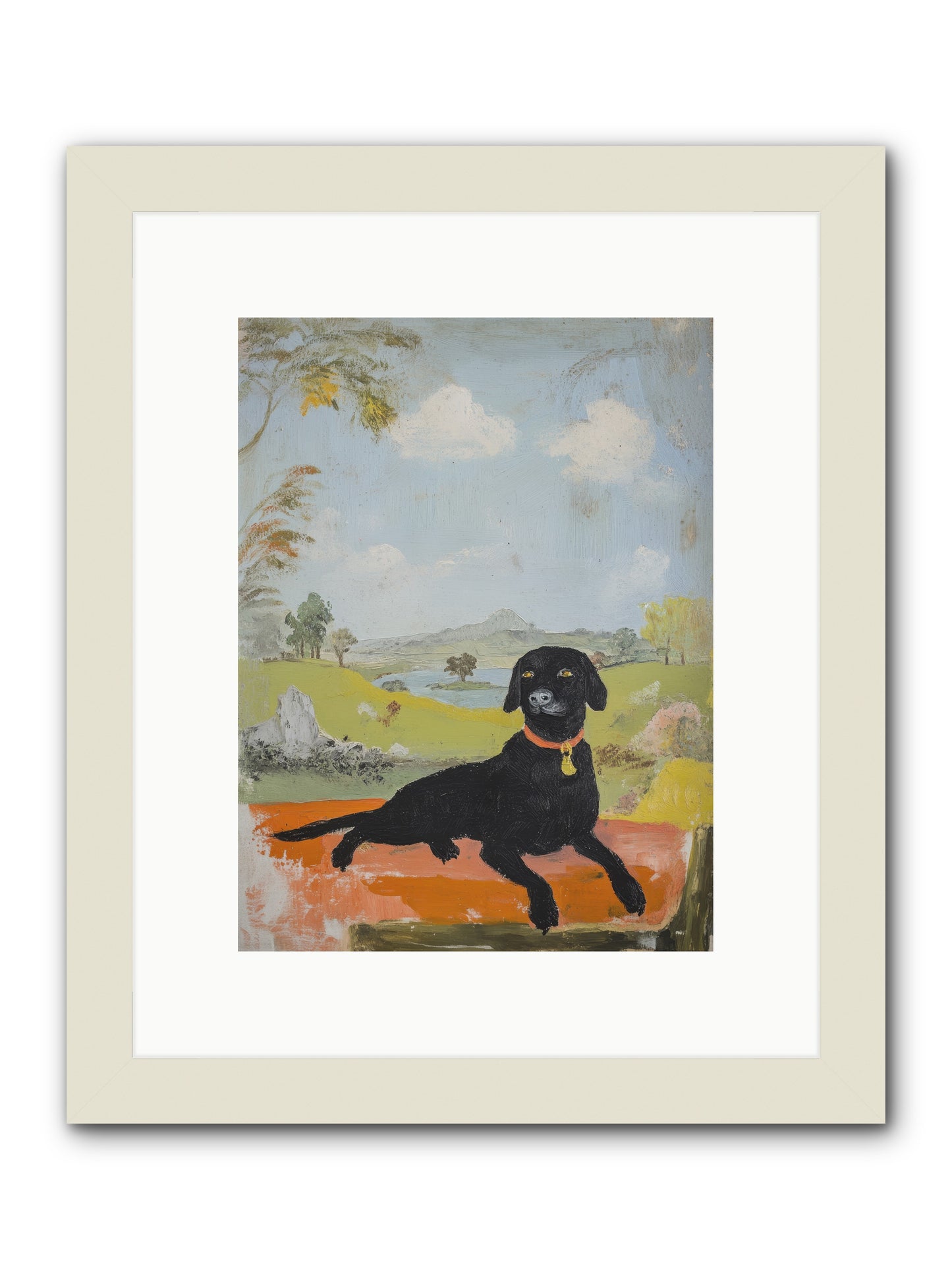 Cleopatra -- Framed Print - White 9x12