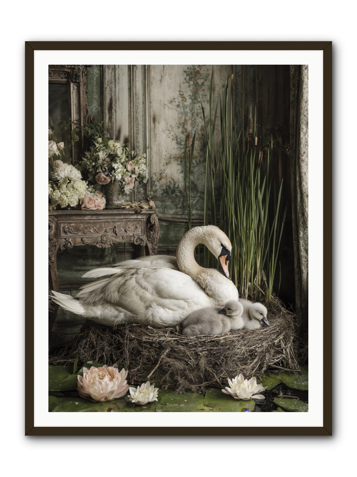 Cloud-Kissed -- Framed Print - Black 36x48